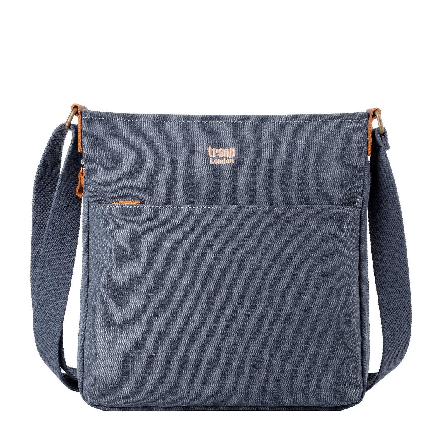 TRP0236 Troop London Classic Canvas Across Body Bag - mezetto
