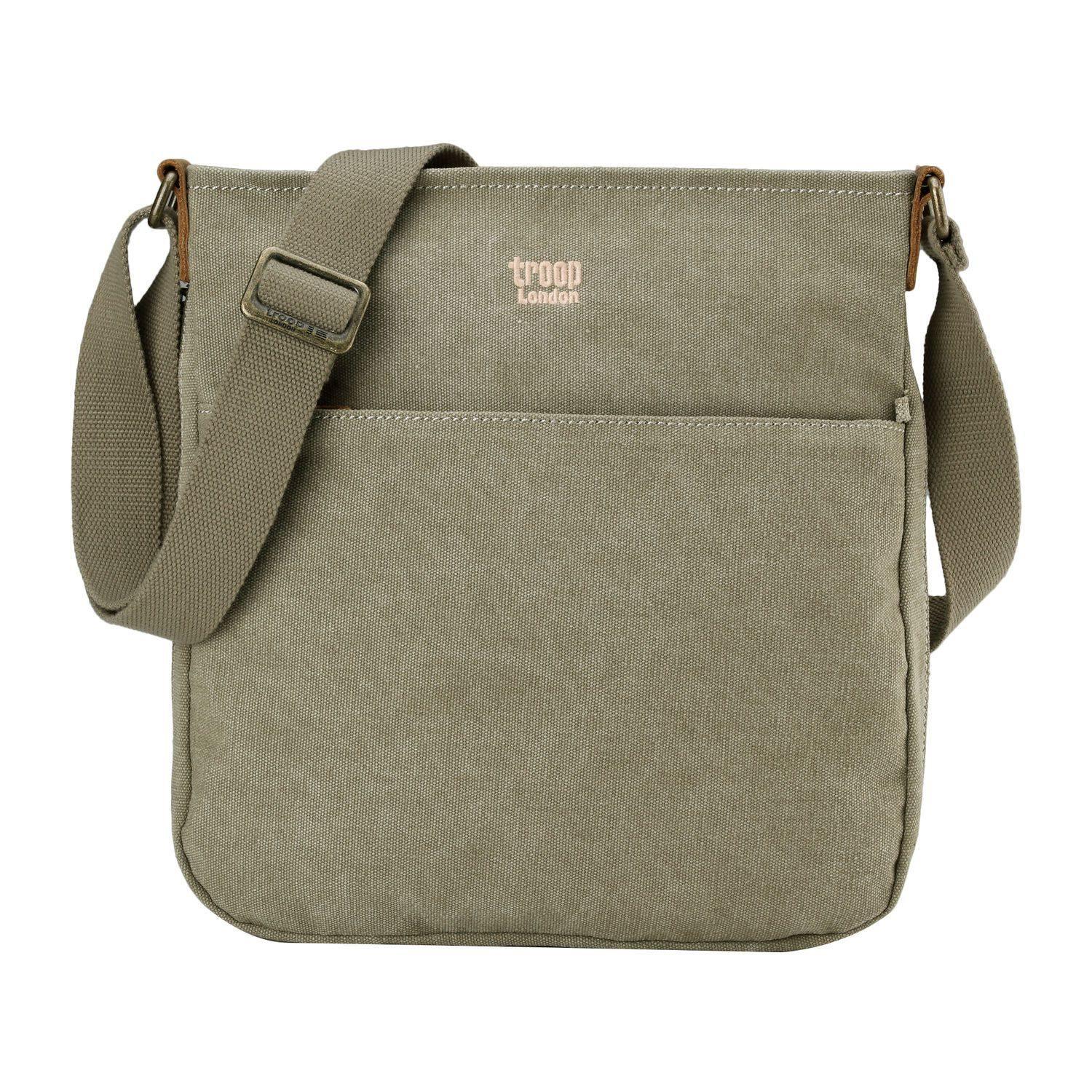 TRP0236 Troop London Classic Canvas Across Body Bag - mezetto