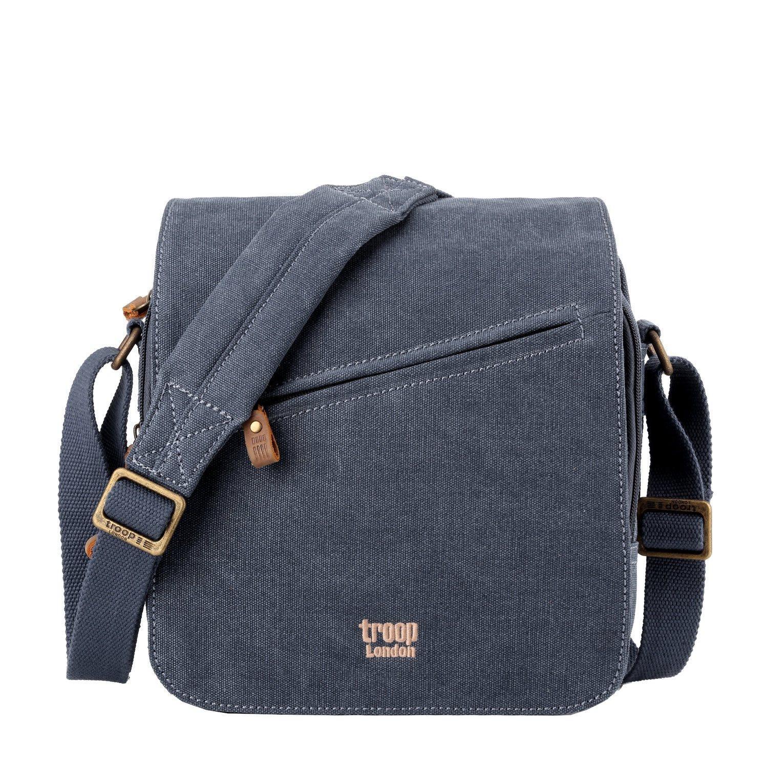 TRP0238 Troop London Classic Canvas Across Body Bag - mezetto