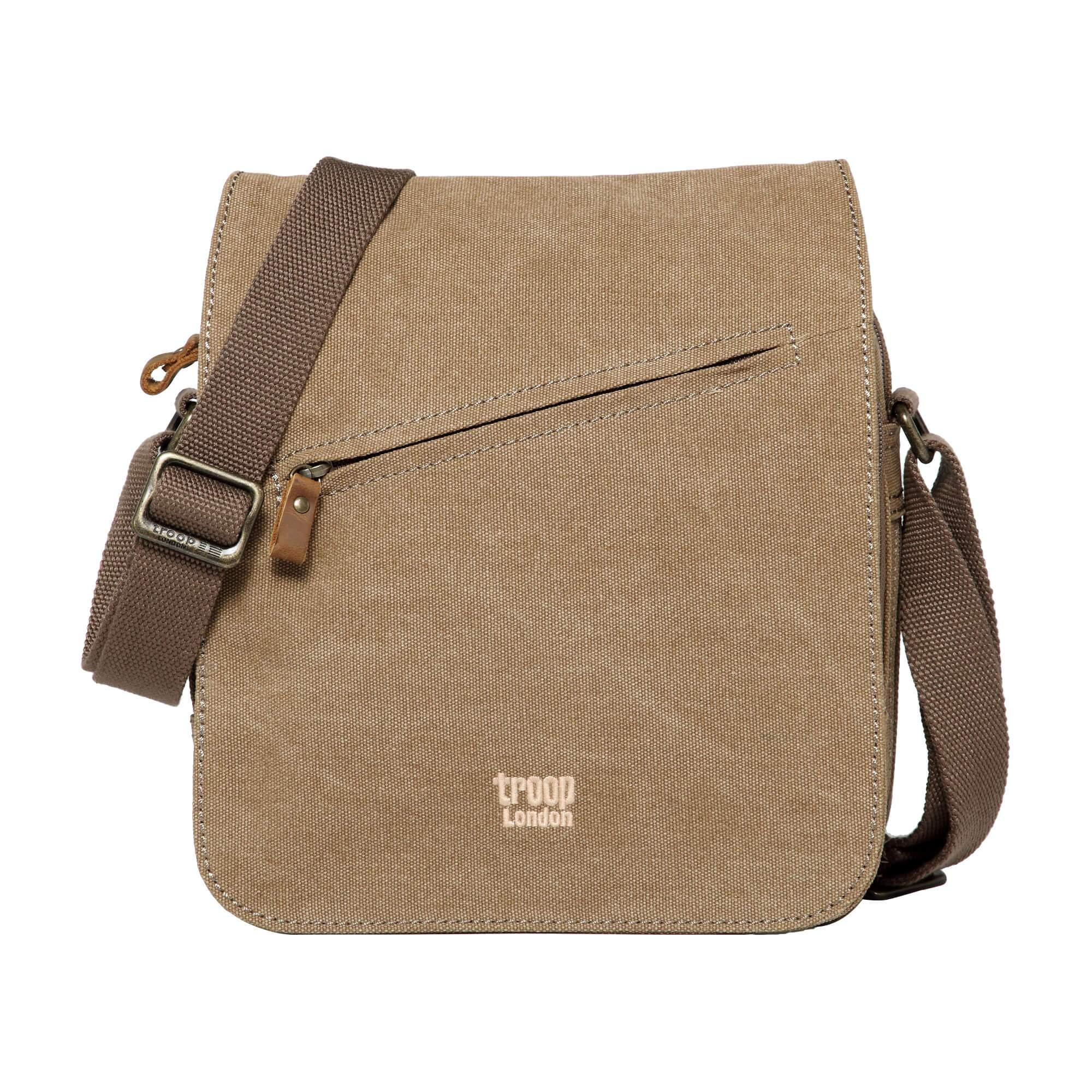TRP0238 Troop London Classic Canvas Across Body Bag - mezetto