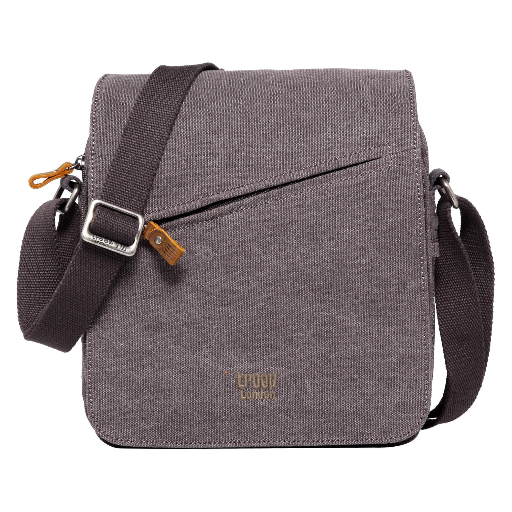 TRP0238 Troop London Classic Canvas Across Body Bag - mezetto