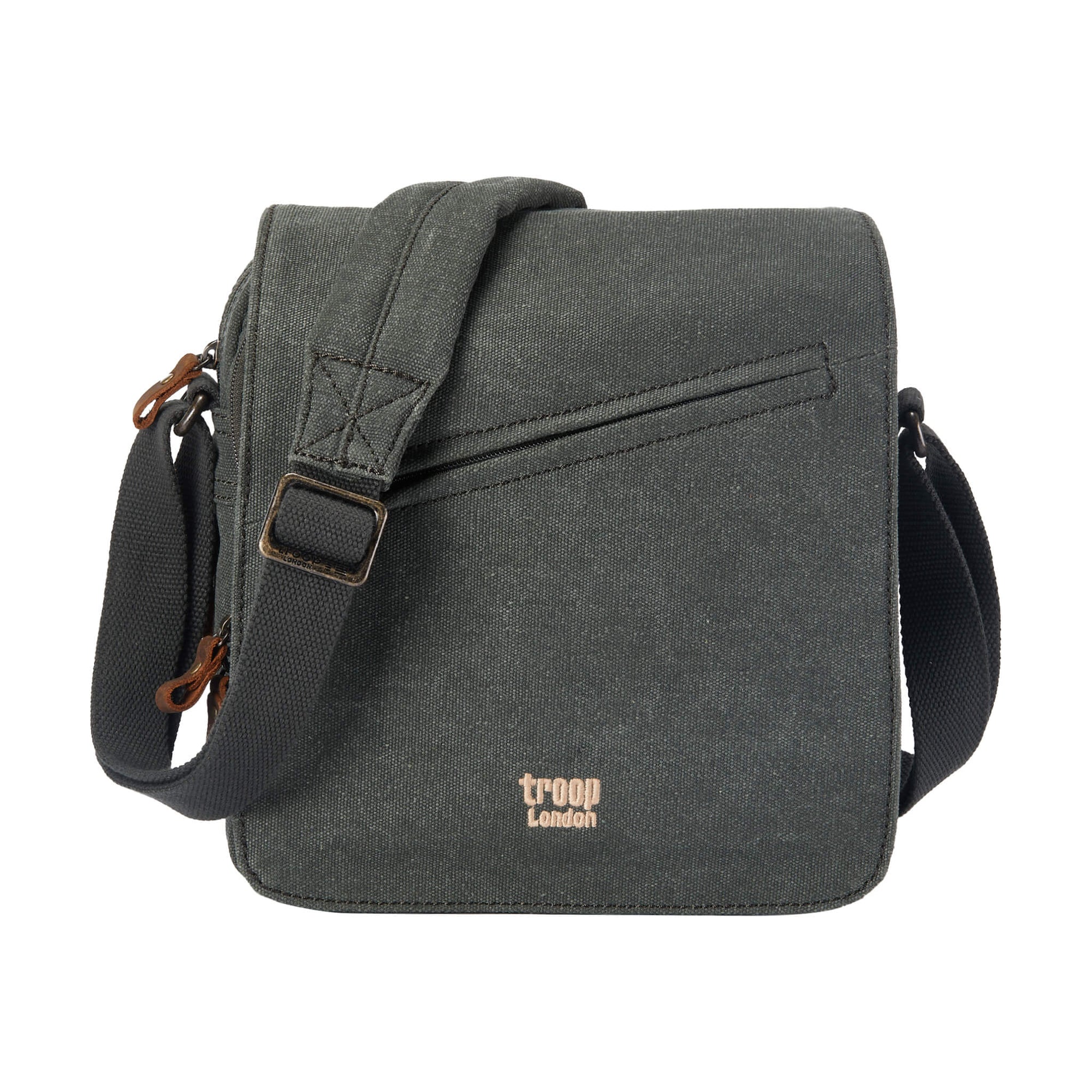 TRP0238 Troop London Classic Canvas Across Body Bag - mezetto