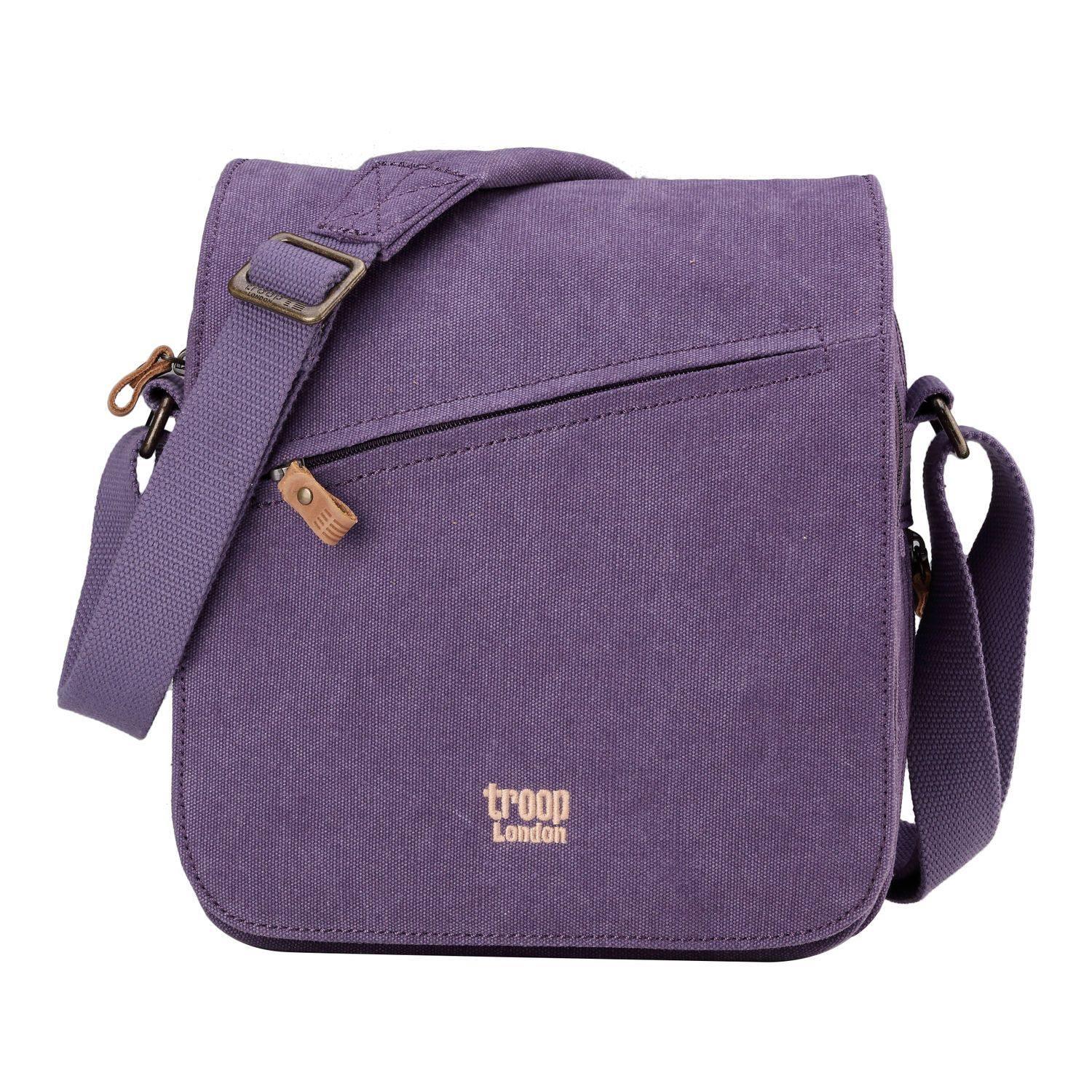 TRP0238 Troop London Classic Canvas Across Body Bag - mezetto