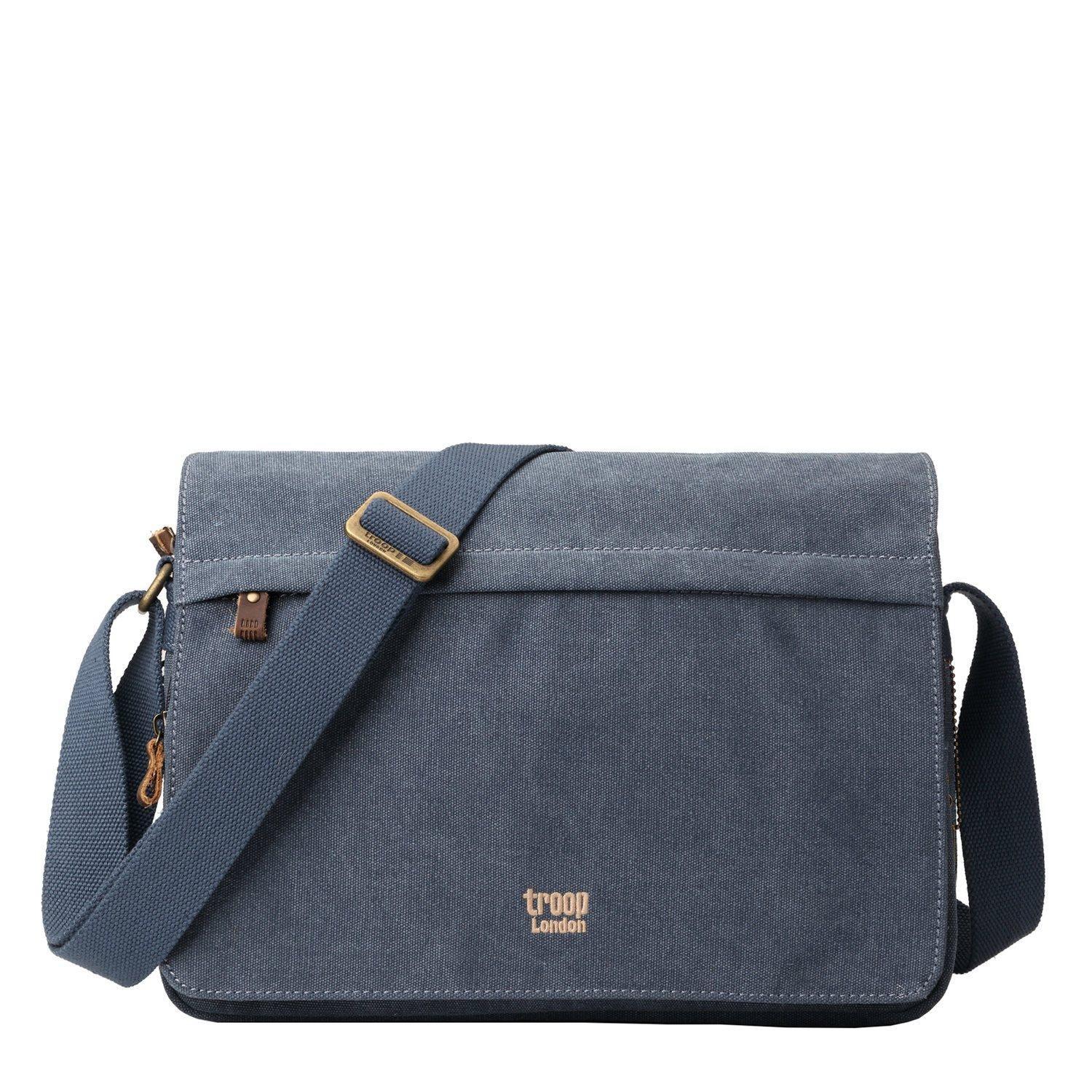 TRP0241 Troop London Classic Canvas Messenger Bag - mezetto