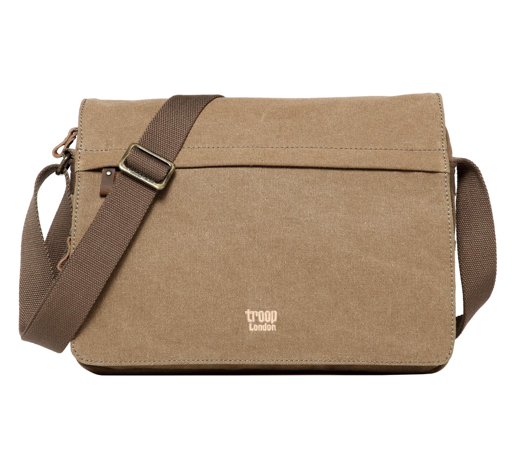 TRP0241 Troop London Classic Canvas Messenger Bag - mezetto