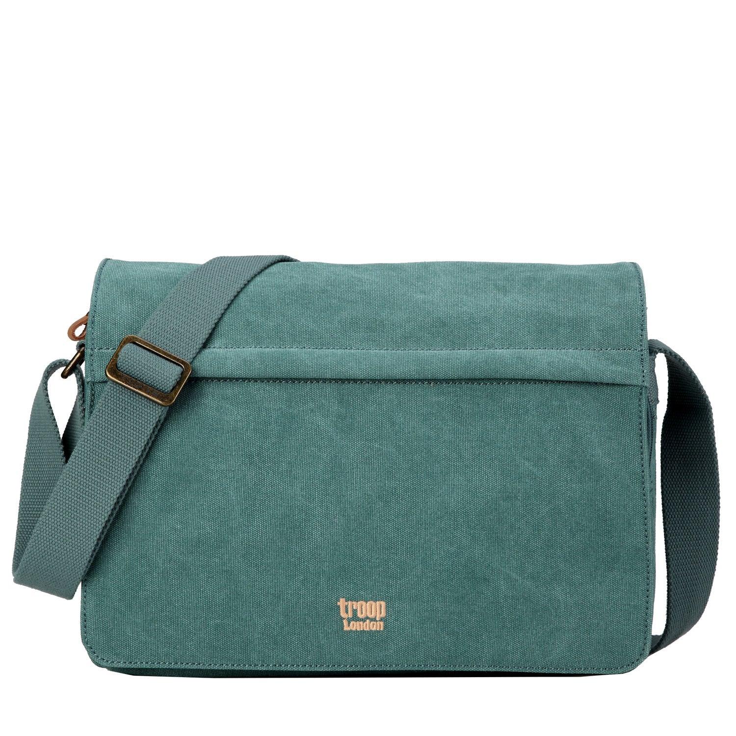 TRP0241 Troop London Classic Canvas Messenger Bag - mezetto
