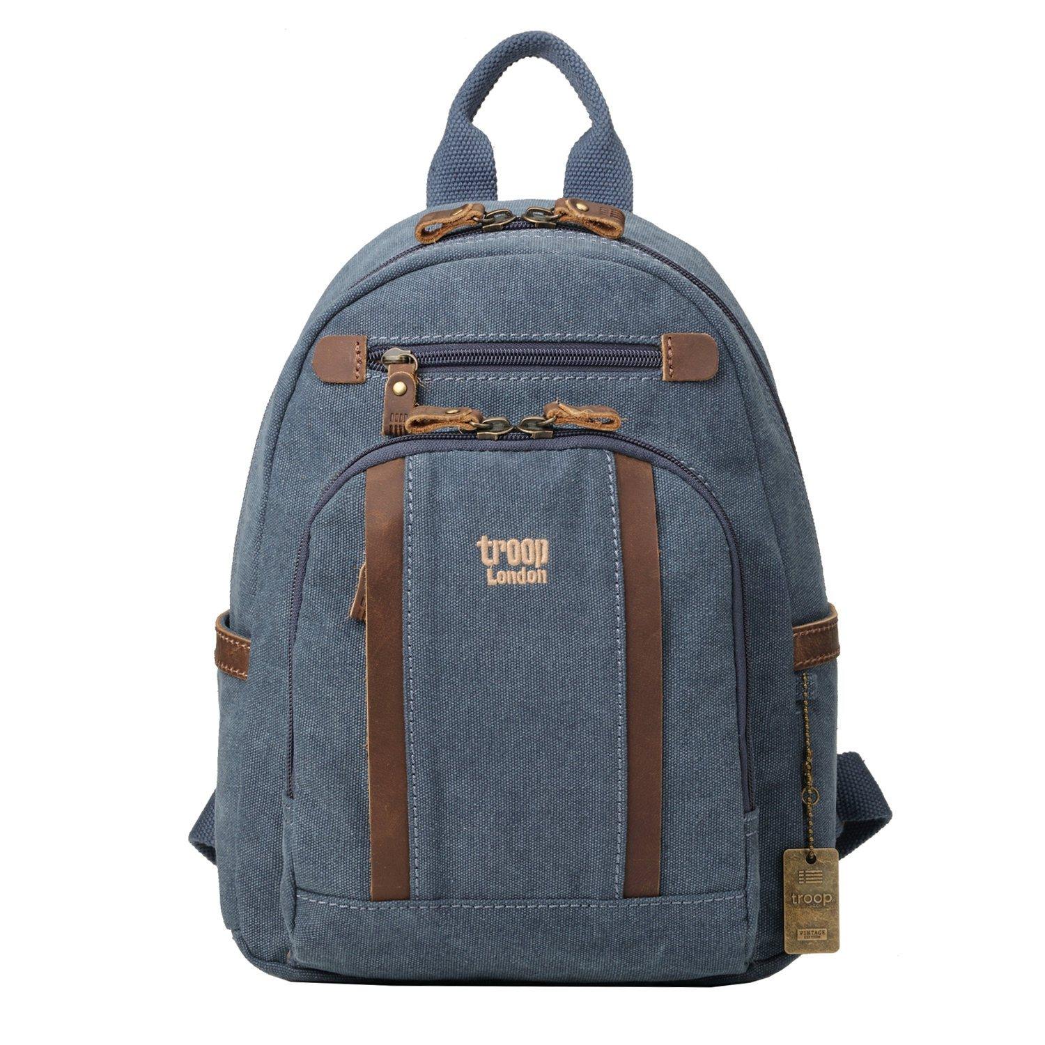 TRP0255 Troop London Classic Canvas Backpack - Small - mezetto