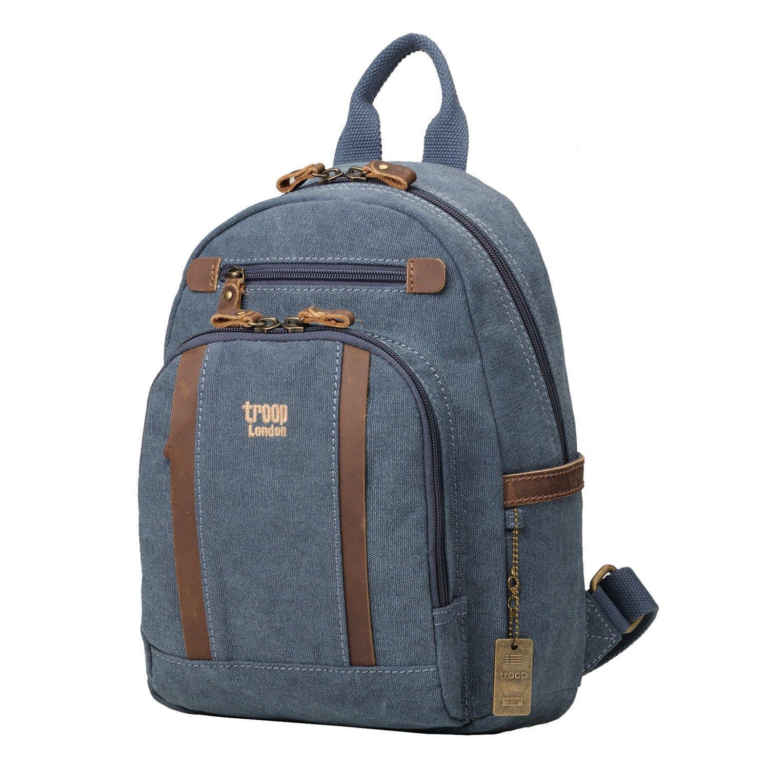 TRP0255 Troop London Classic Canvas Backpack - Small - mezetto