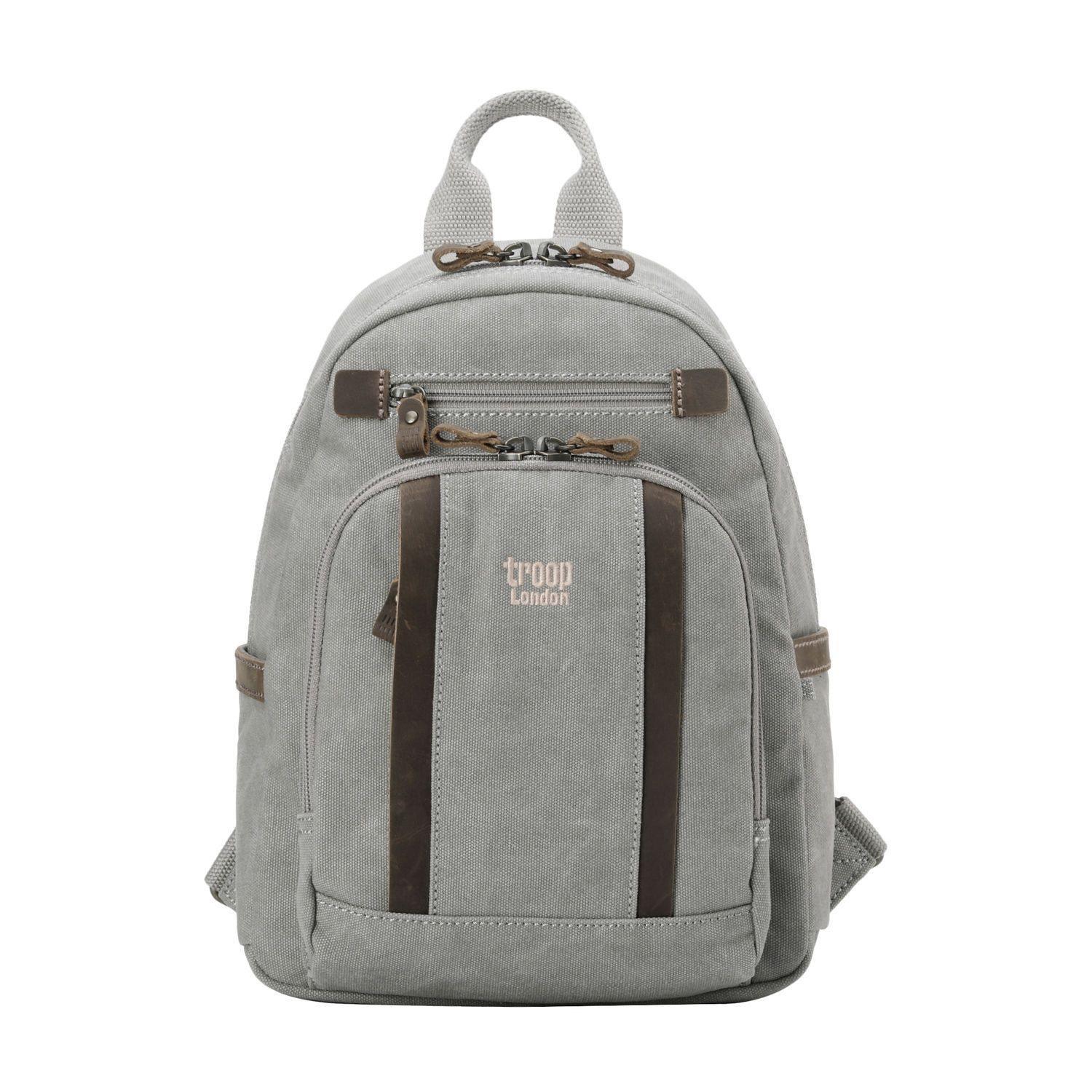 TRP0255 Troop London Classic Canvas Backpack - Small - mezetto