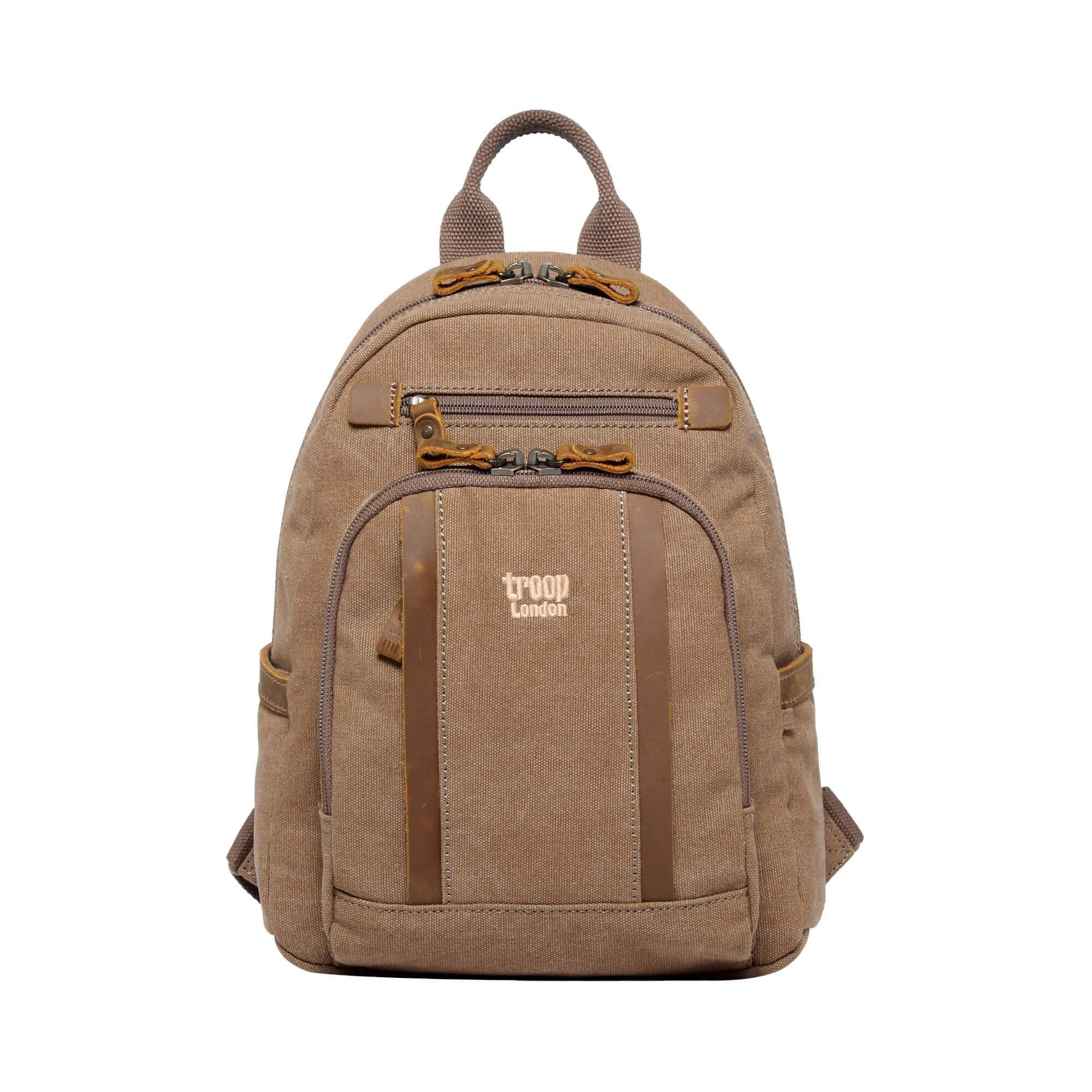 TRP0255 Troop London Classic Canvas Backpack - Small - mezetto