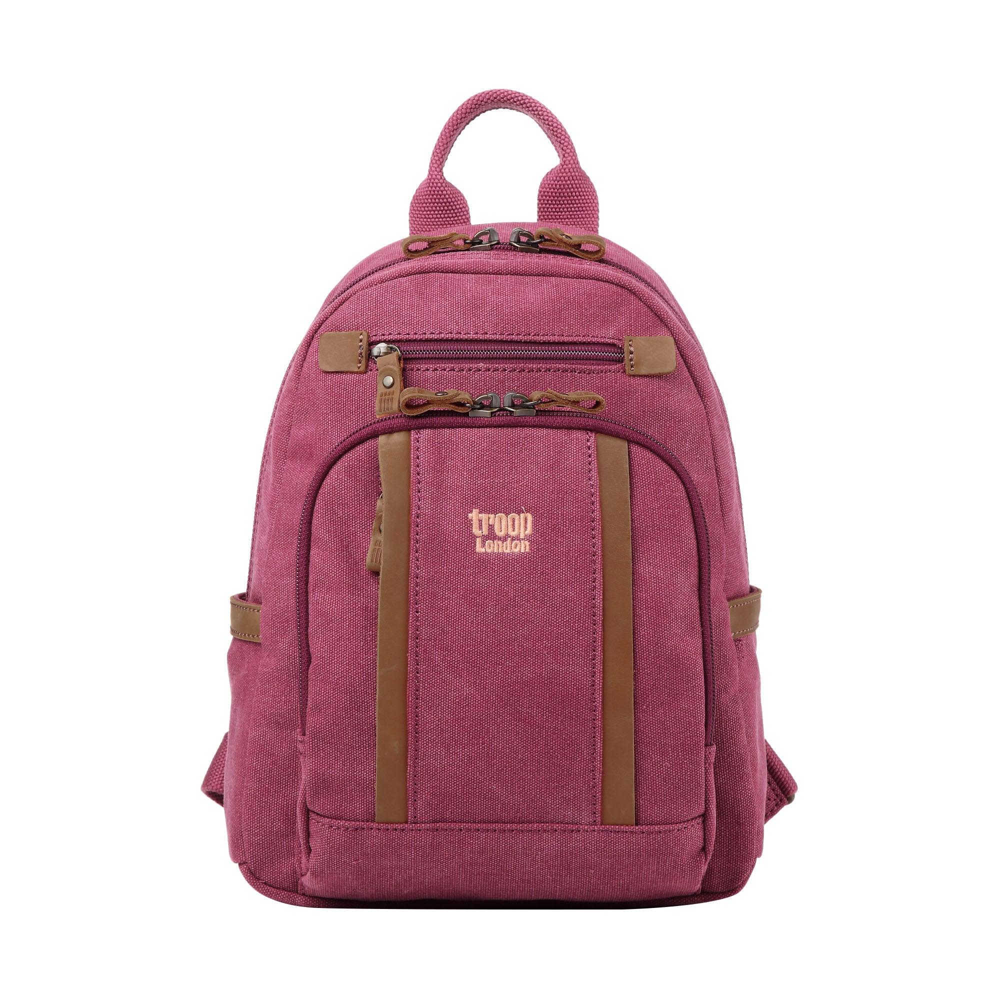 TRP0255 Troop London Classic Canvas Backpack - Small - mezetto