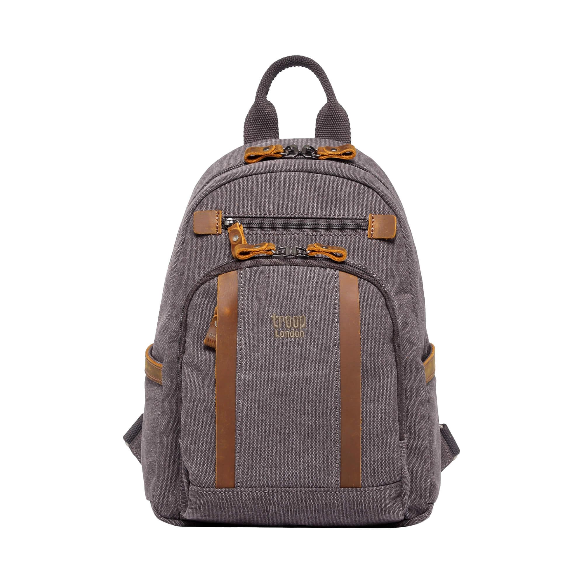 TRP0255 Troop London Classic Canvas Backpack - Small - mezetto