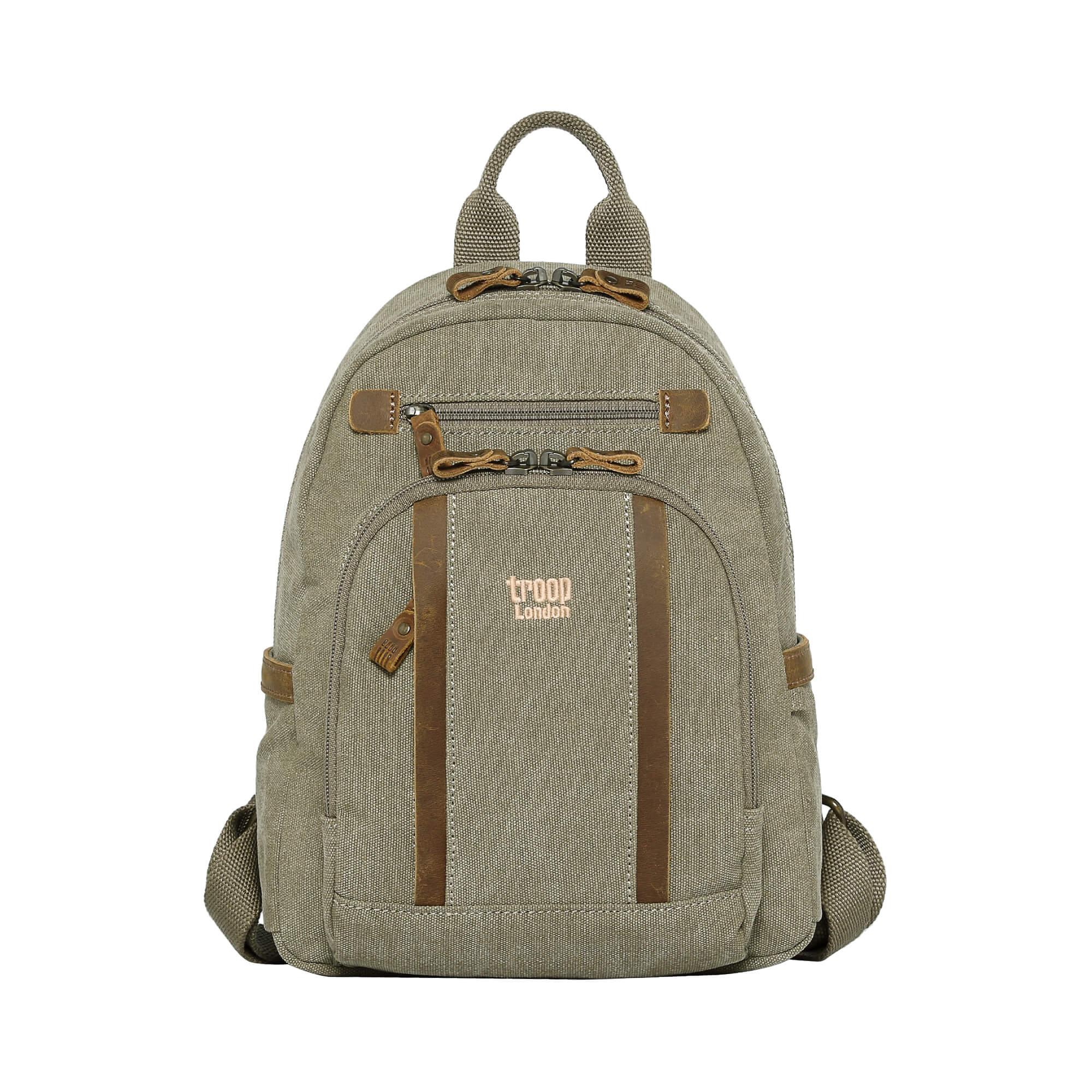 TRP0255 Troop London Classic Canvas Backpack - Small - mezetto