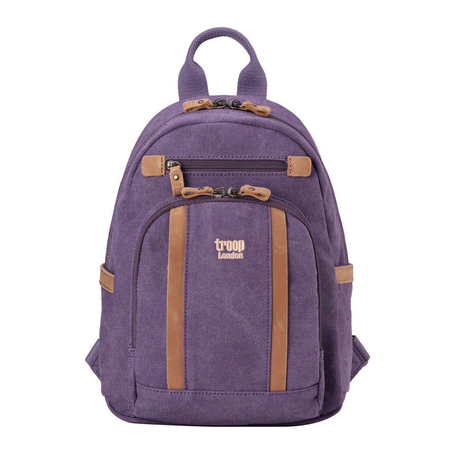 TRP0255 Troop London Classic Canvas Backpack - Small - mezetto