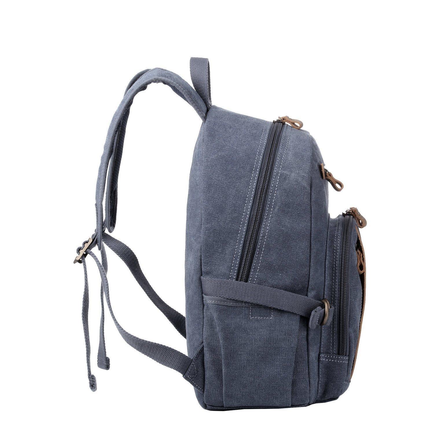 TRP0256 Troop London Classic Canvas Backpack - Medium - mezetto
