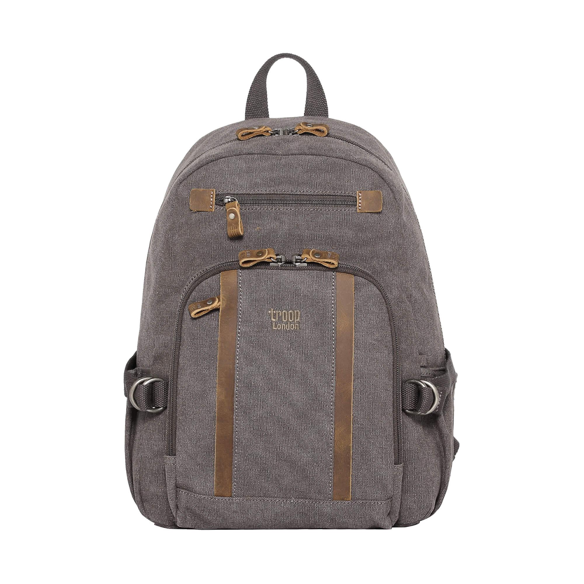 TRP0256 Troop London Classic Canvas Backpack - Medium - mezetto