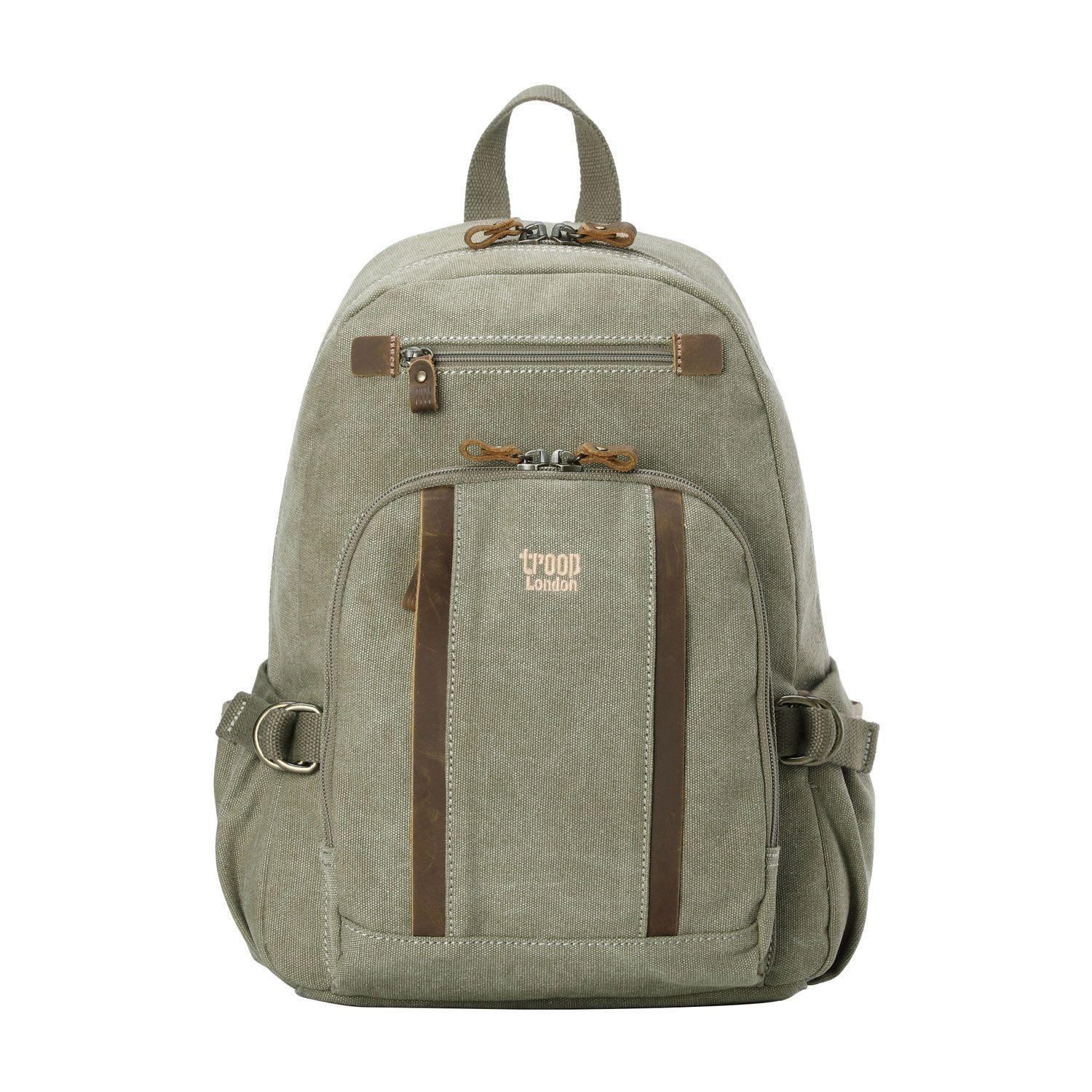 TRP0256 Troop London Classic Canvas Backpack - Medium-7