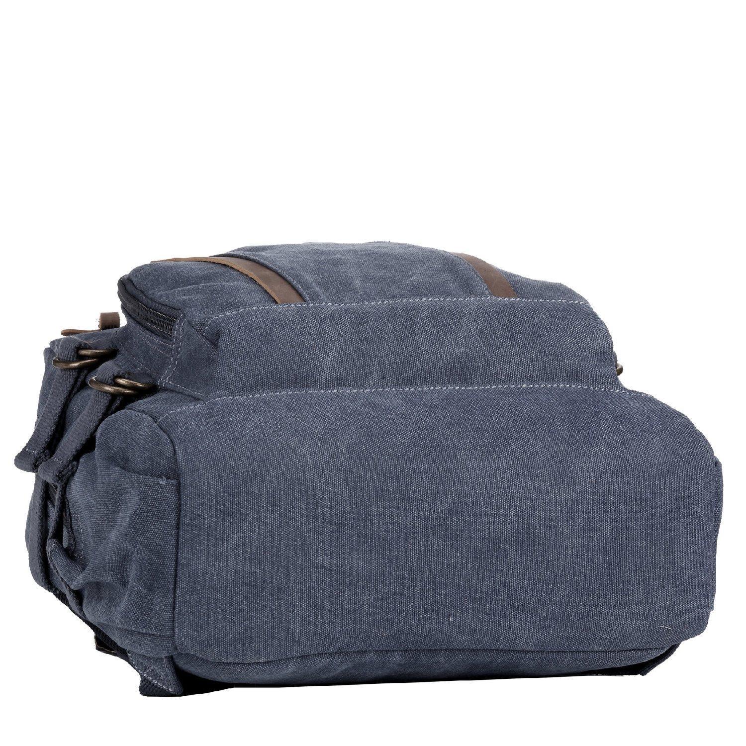 TRP0257 Troop London Classic Canvas Laptop Backpack - Large - mezetto