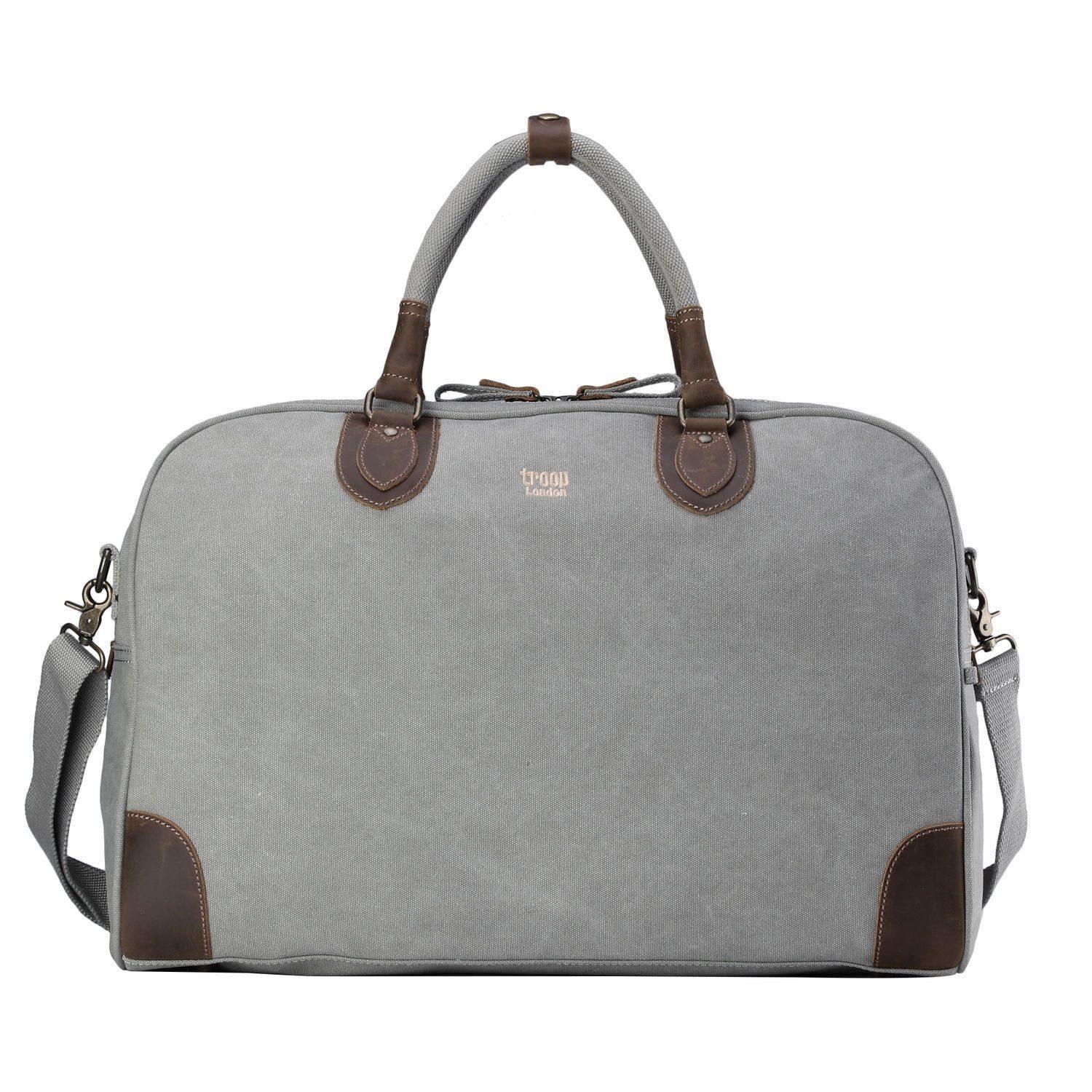 TRP0263 Troop London Classic Canvas Holdall - Large - mezetto