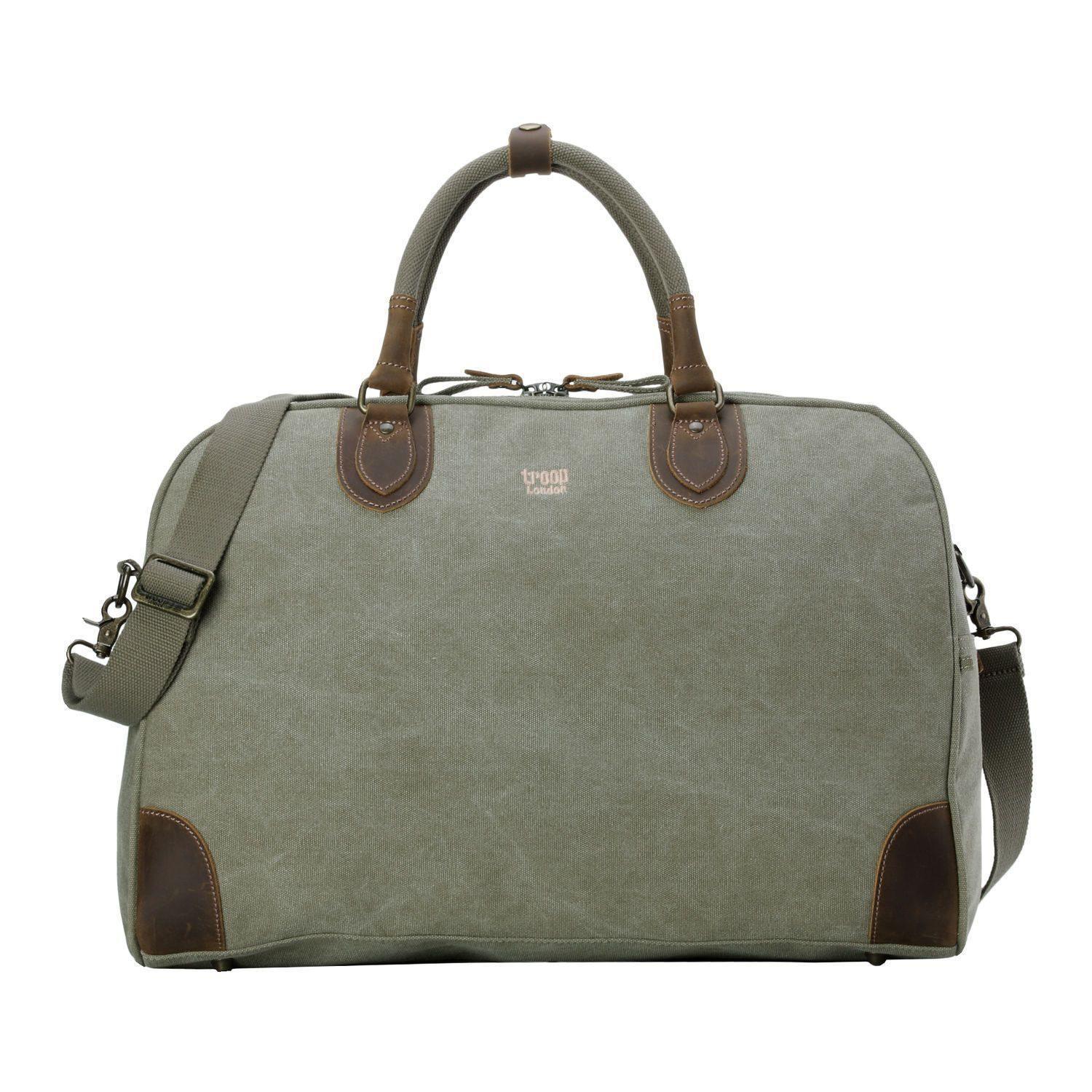 TRP0263 Troop London Classic Canvas Holdall - Large - mezetto