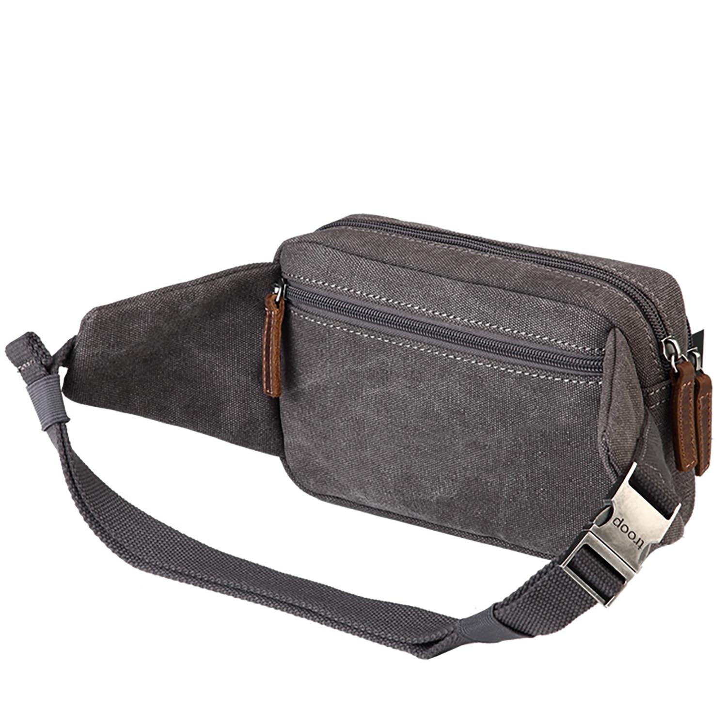 TRP0377S Troop London Classic Women Waist Bag, Fanny Pack, Bum Bag (Small) - mezetto