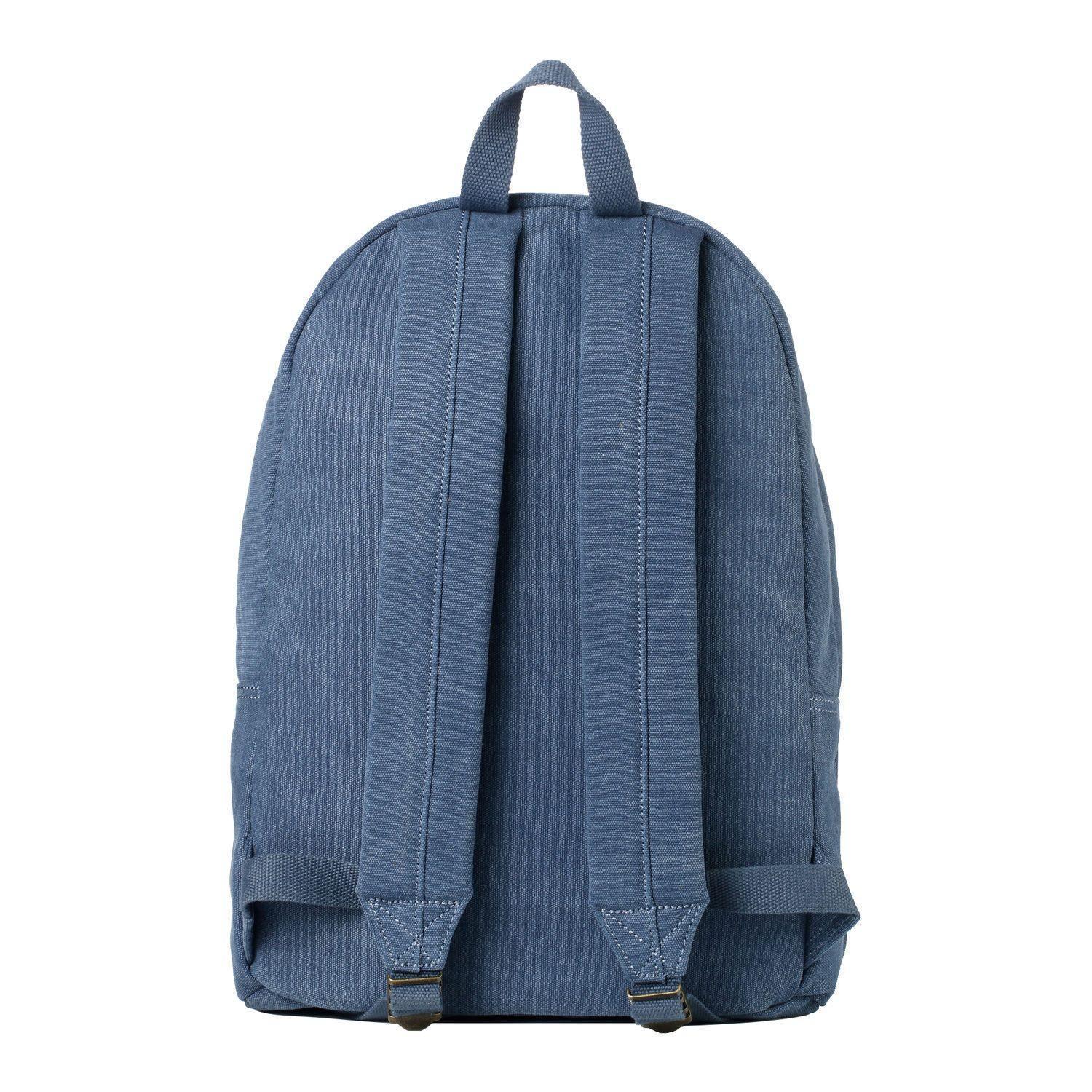 TRP0384 Troop London Heritage Canvas Backpack, Casual Daypack - mezetto