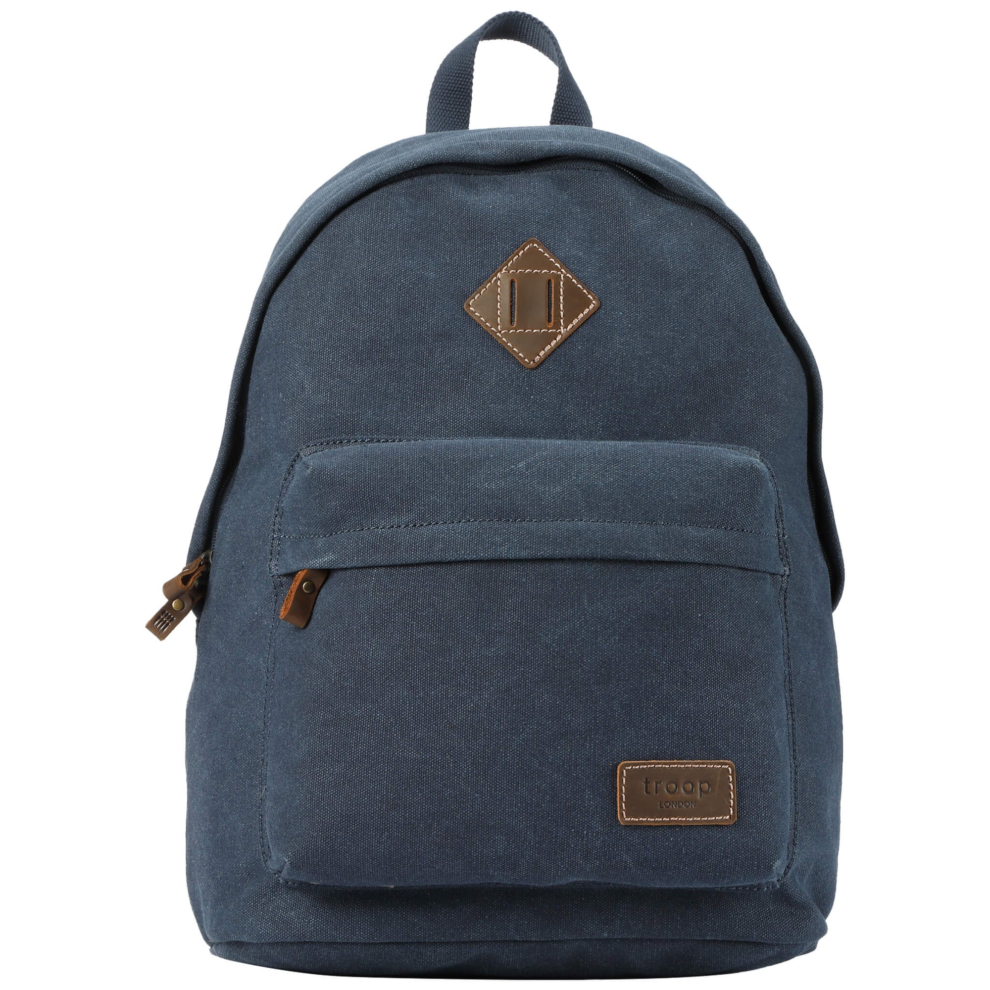 TRP0384 Troop London Heritage Canvas Backpack, Casual Daypack - mezetto