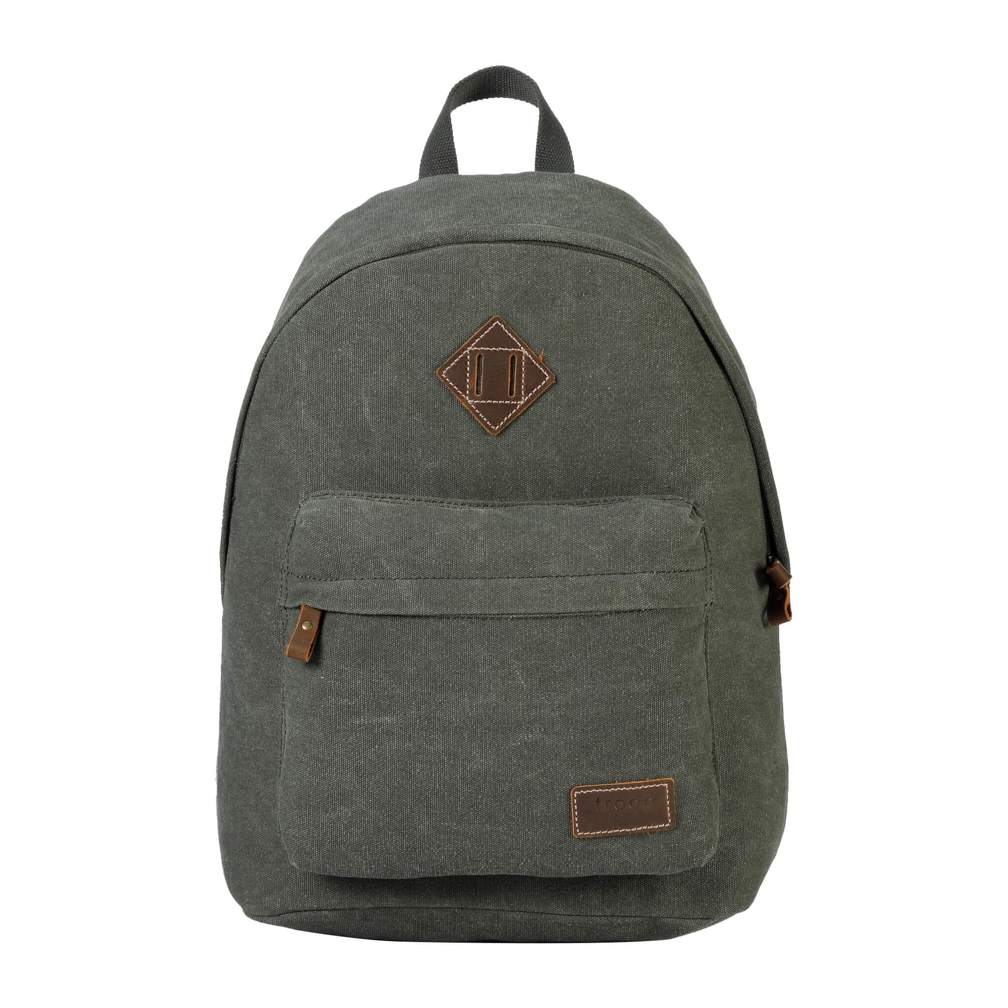 TRP0384 Troop London Heritage Canvas Backpack, Casual Daypack-21
