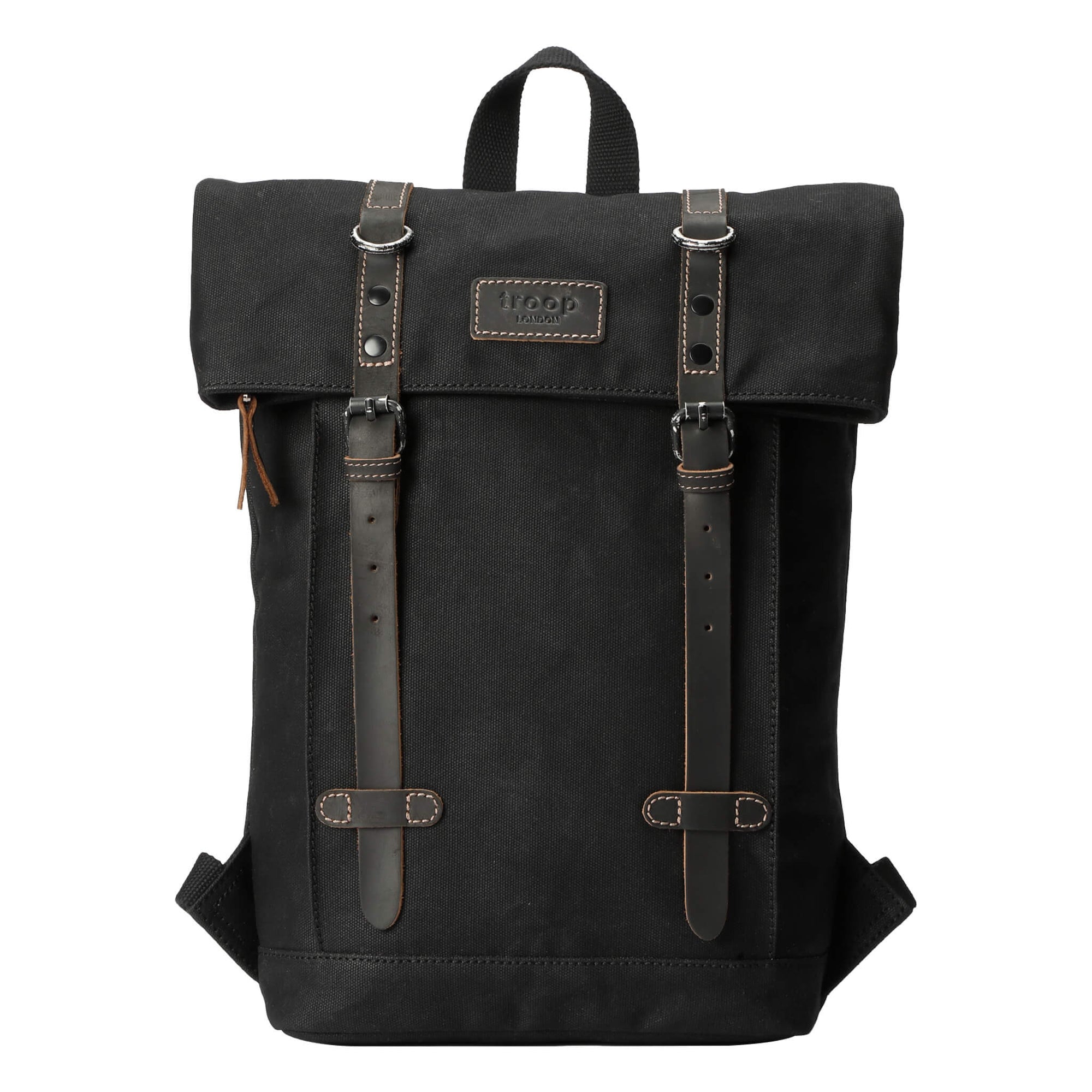 TRP0425S Troop London Heritage Small Canvas Backpack - mezetto