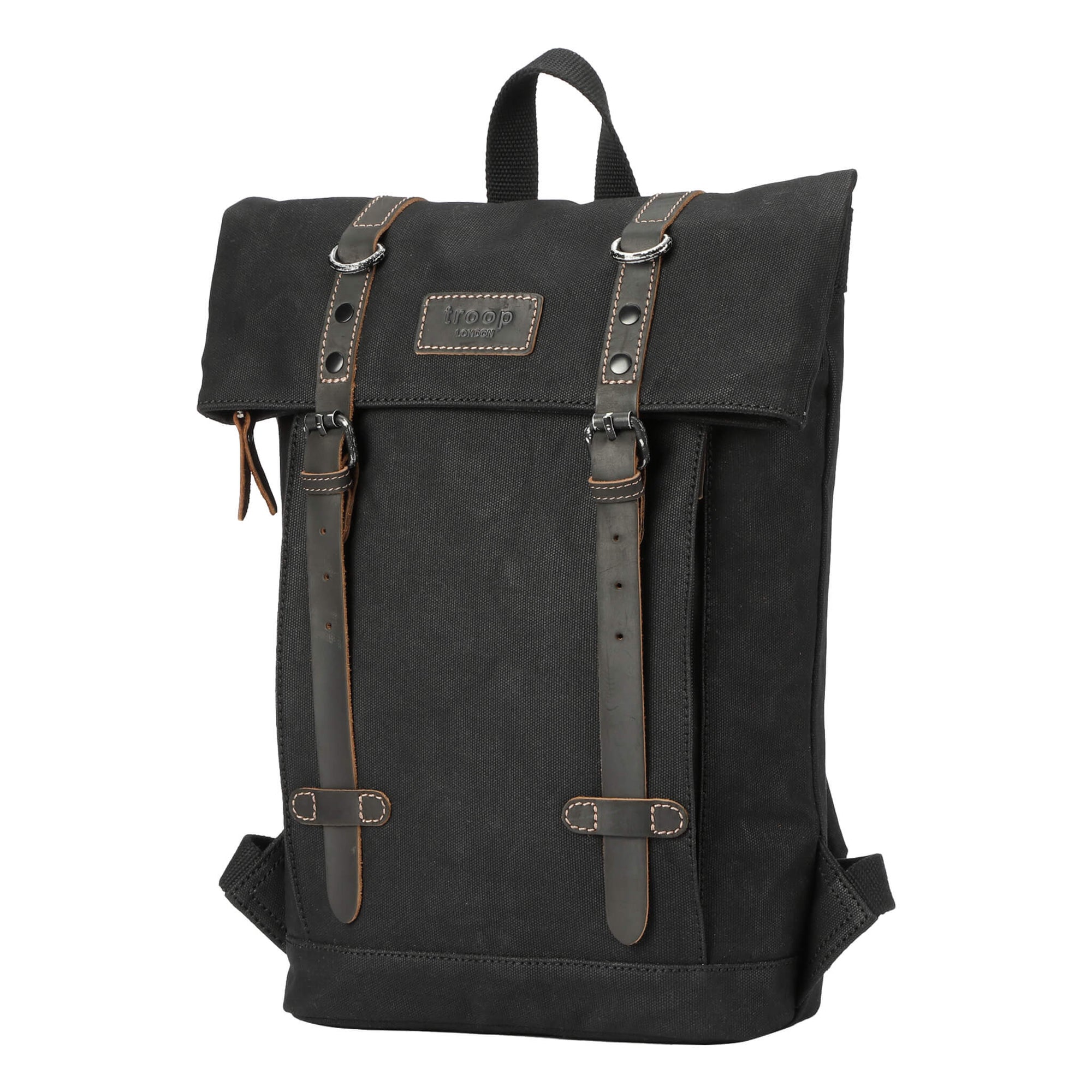 TRP0425S Troop London Heritage Small Canvas Backpack - mezetto