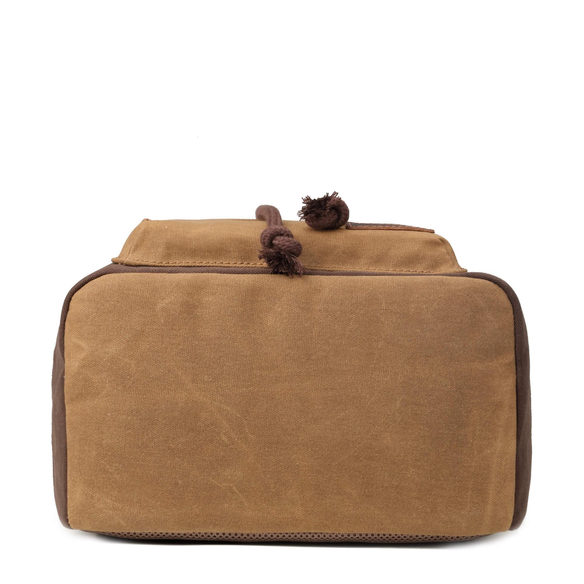 TRP0442 Troop London Heritage Canvas Laptop Backpack, Smart Casual Daypack, Tablet Friendly Backpack - mezetto