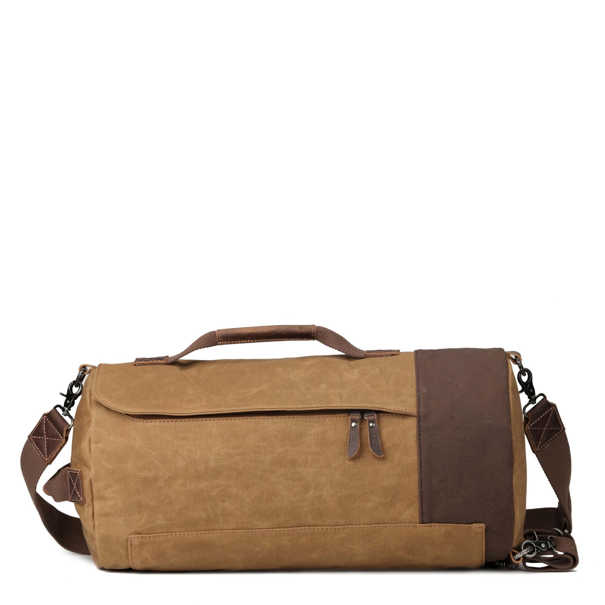 TRP0444 Troop London Heritage Canvas Duffel Backpack - mezetto