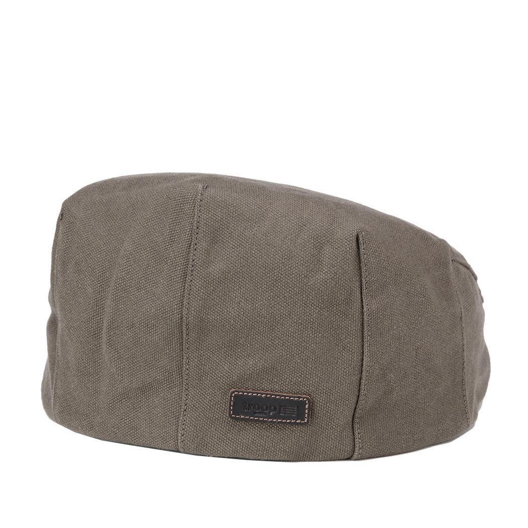 TRP0503 Troop London Accessories Waxed Canvas Old School Style Hat, Flat Cap, Shelby Newsboy Cap - mezetto
