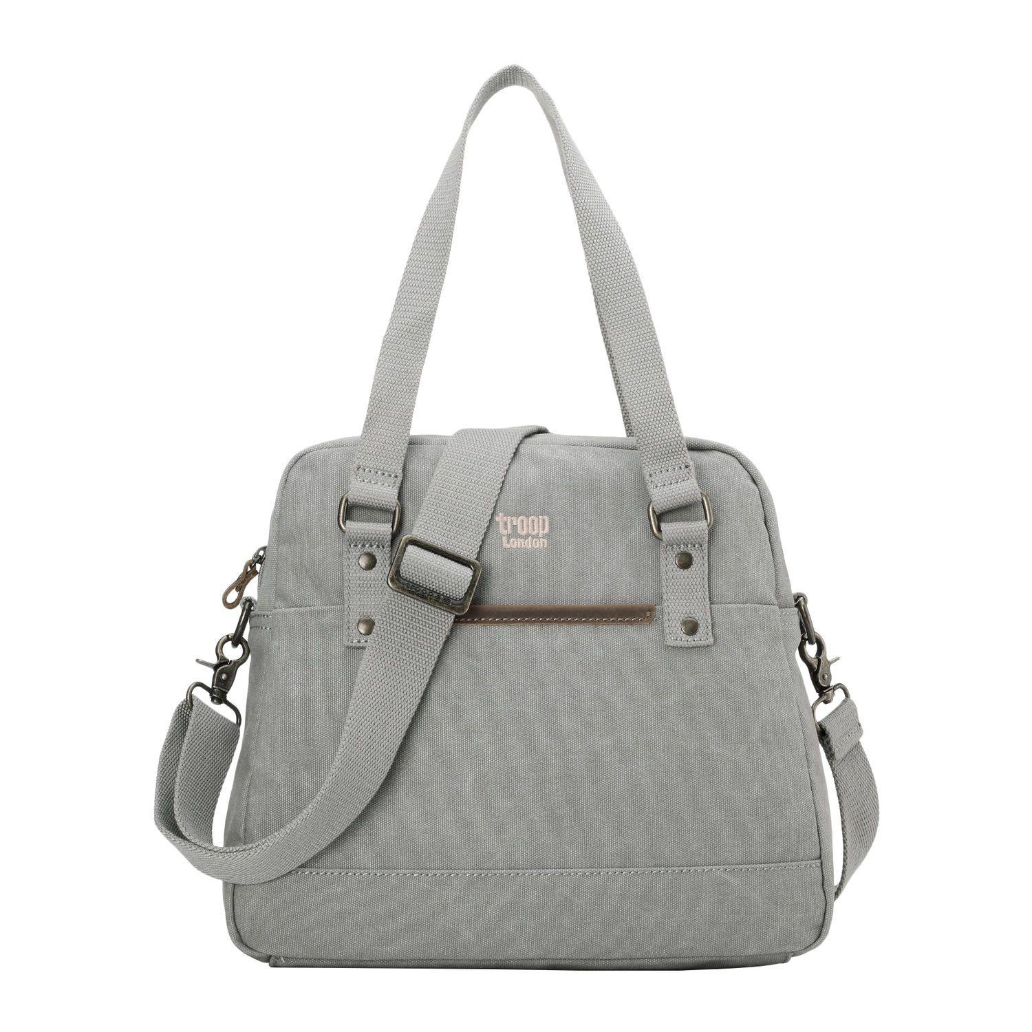 TRP0506 Troop London Classic Canvas Shoulder Bag-5
