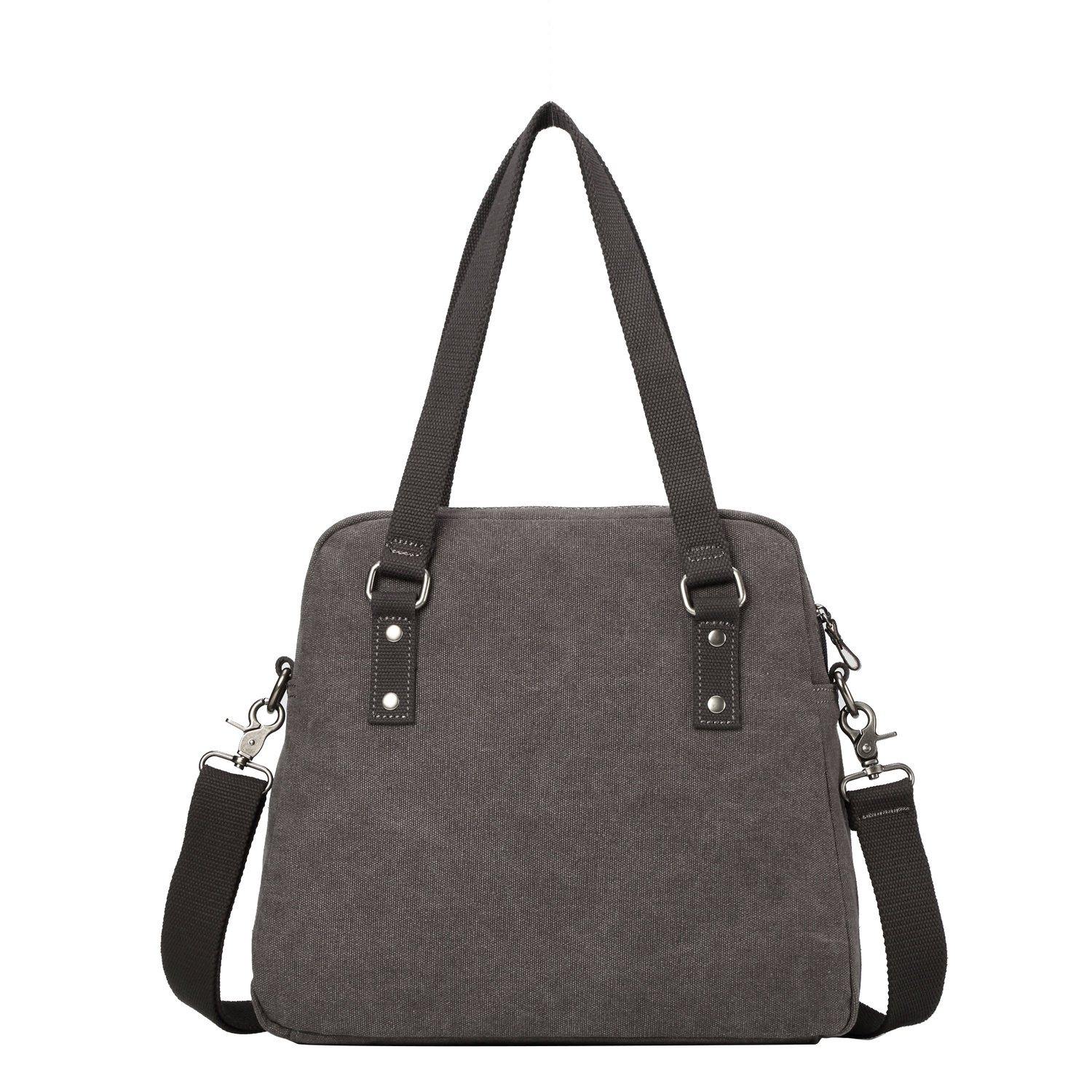 TRP0506 Troop London Classic Canvas Shoulder Bag-2