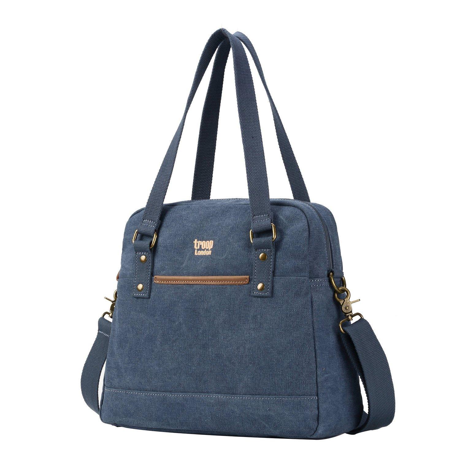 TRP0506 Troop London Classic Canvas Shoulder Bag-3