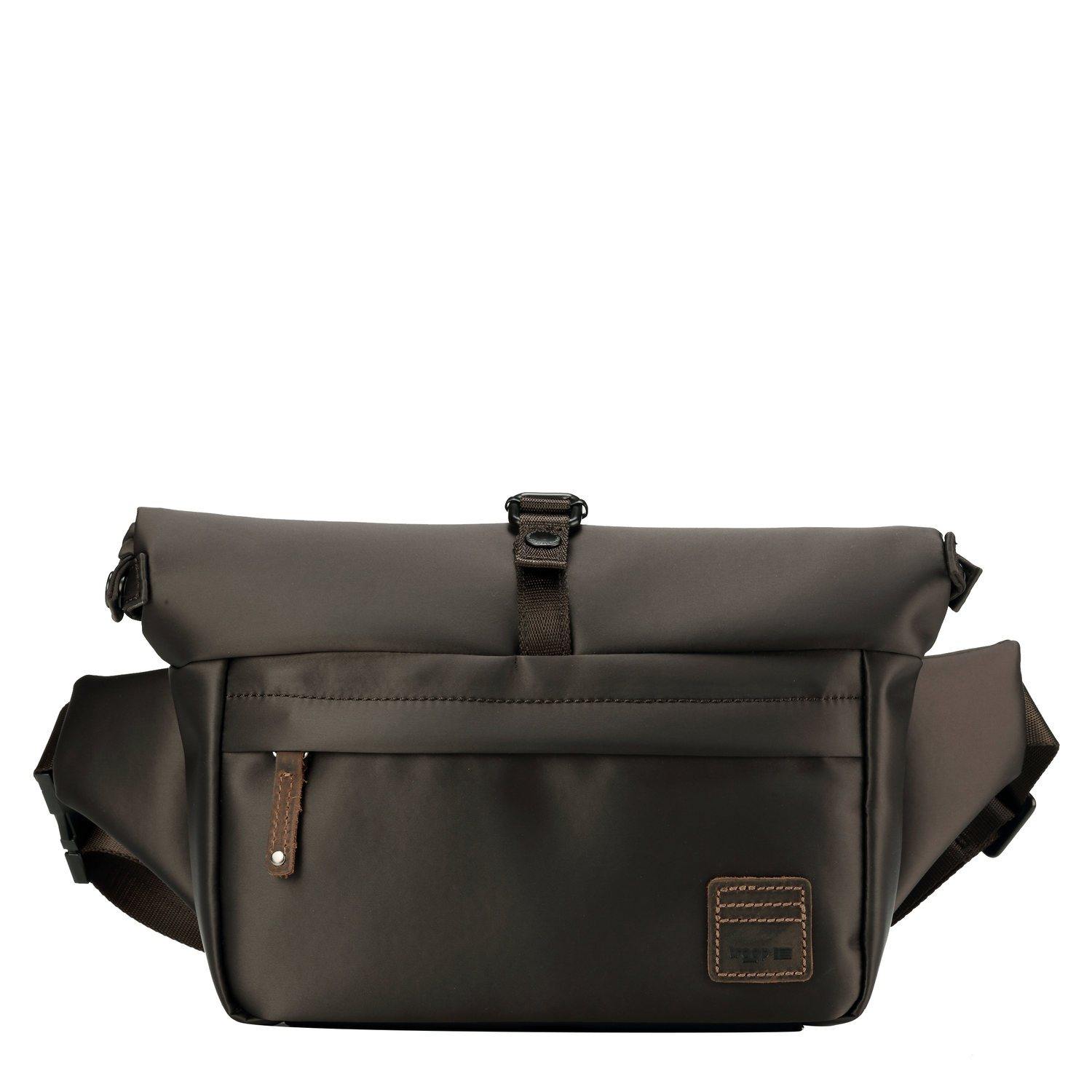 TRP0522 Troop London Heritage Nylon Waist Pack, Over Size Bum Bag, Belt Bag - mezetto