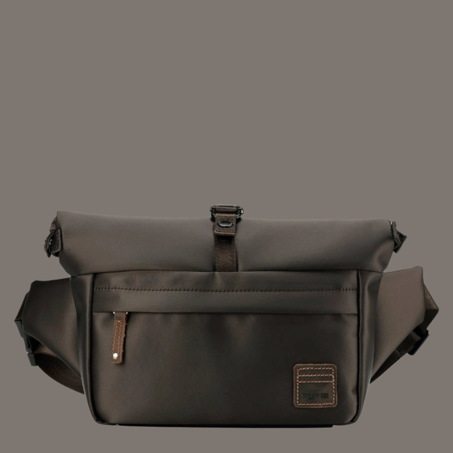TRP0522 Troop London Heritage Nylon Waist Pack, Over Size Bum Bag, Belt Bag-2