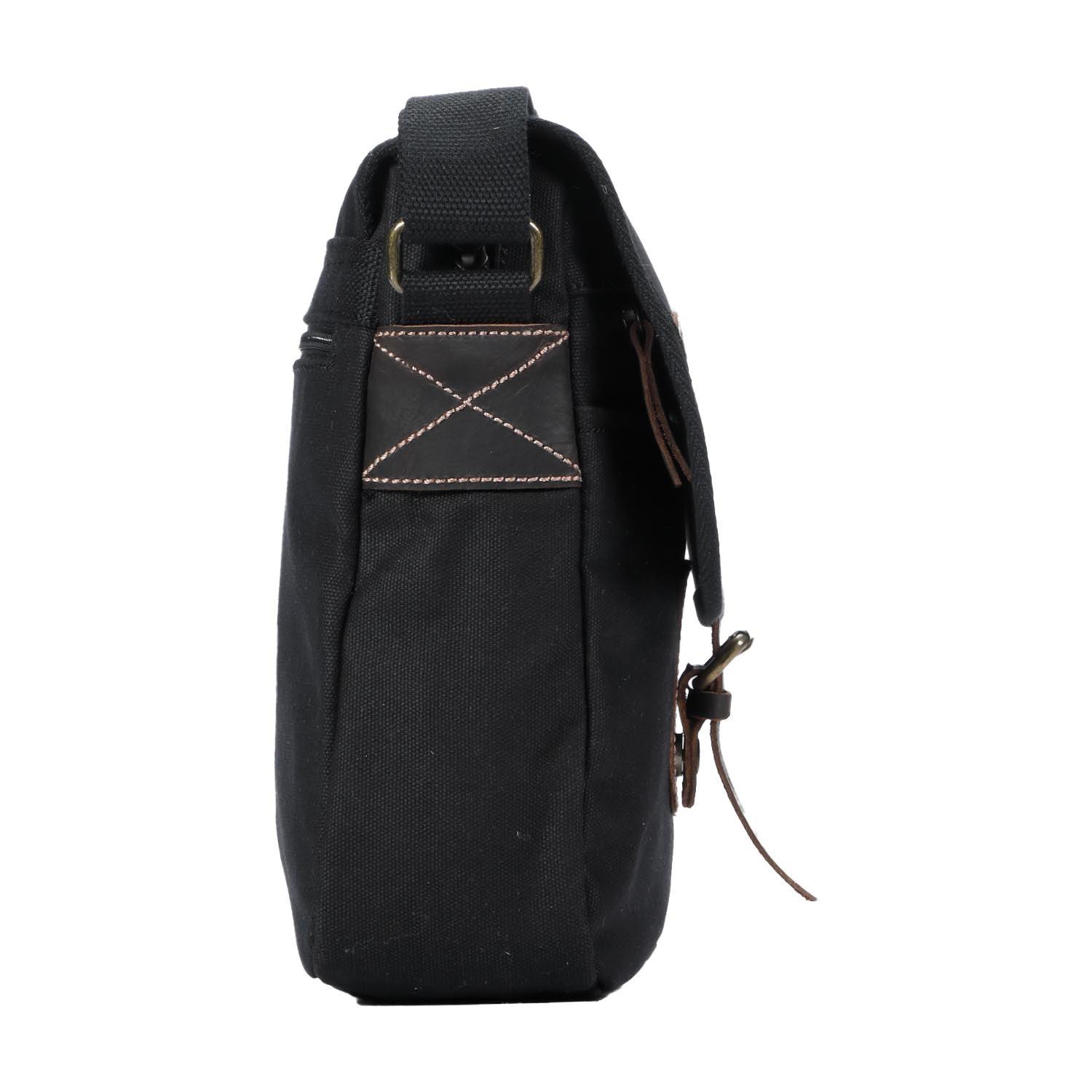 TRP0543 Troop London Heritage Canvas Across body Bag, Shoulder Bag - mezetto