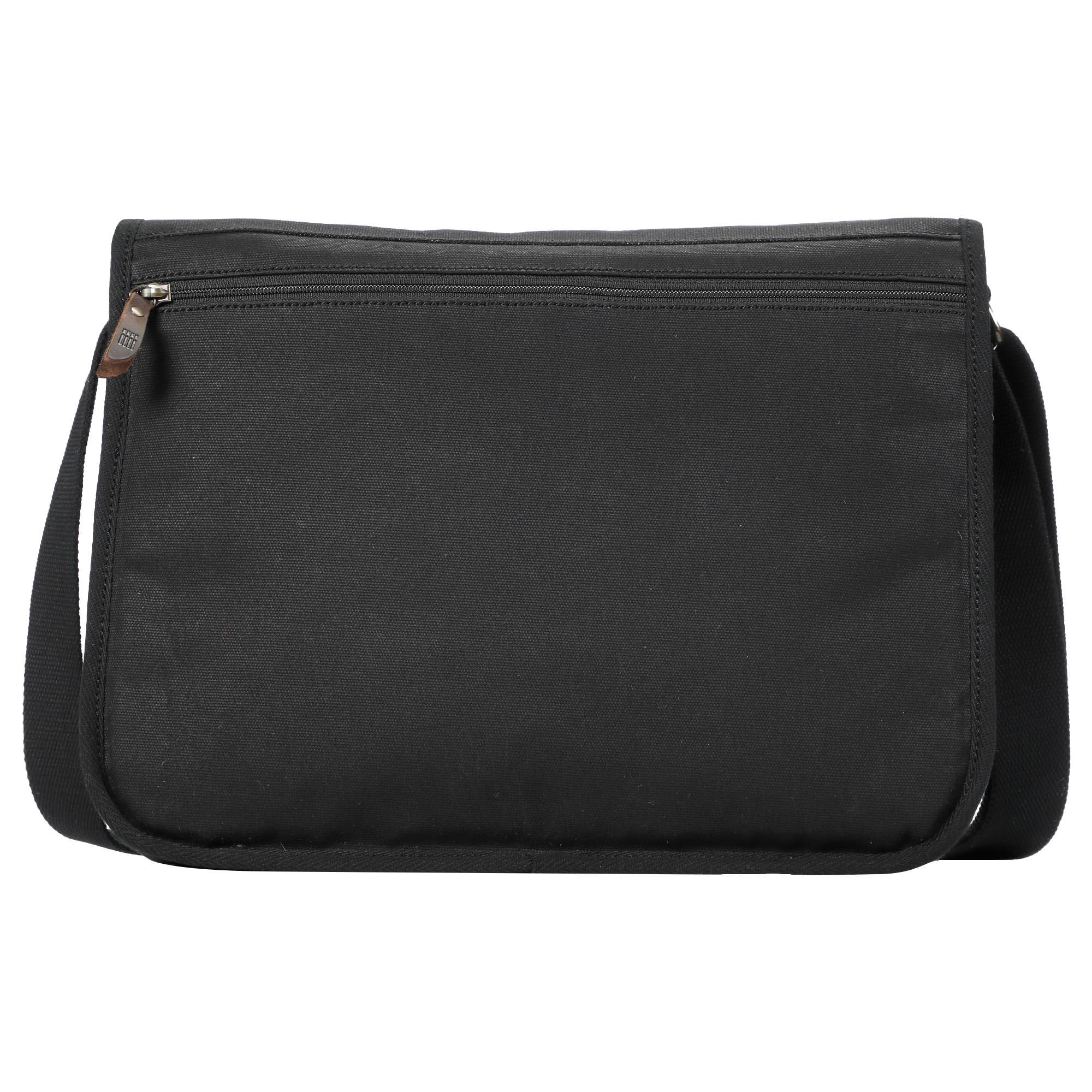 TRP0544 Troop London Heritage Canvas Messenger Bag, Shoulder Bag, 13” Laptop Bag - mezetto