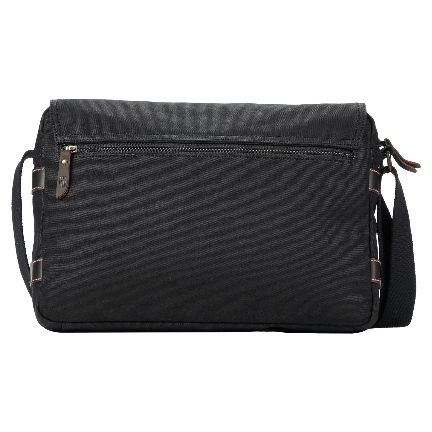 TRP0548 Troop London Heritage Canvas Messenger Bag, Shoulder Bag, 13” Laptop Bag-2