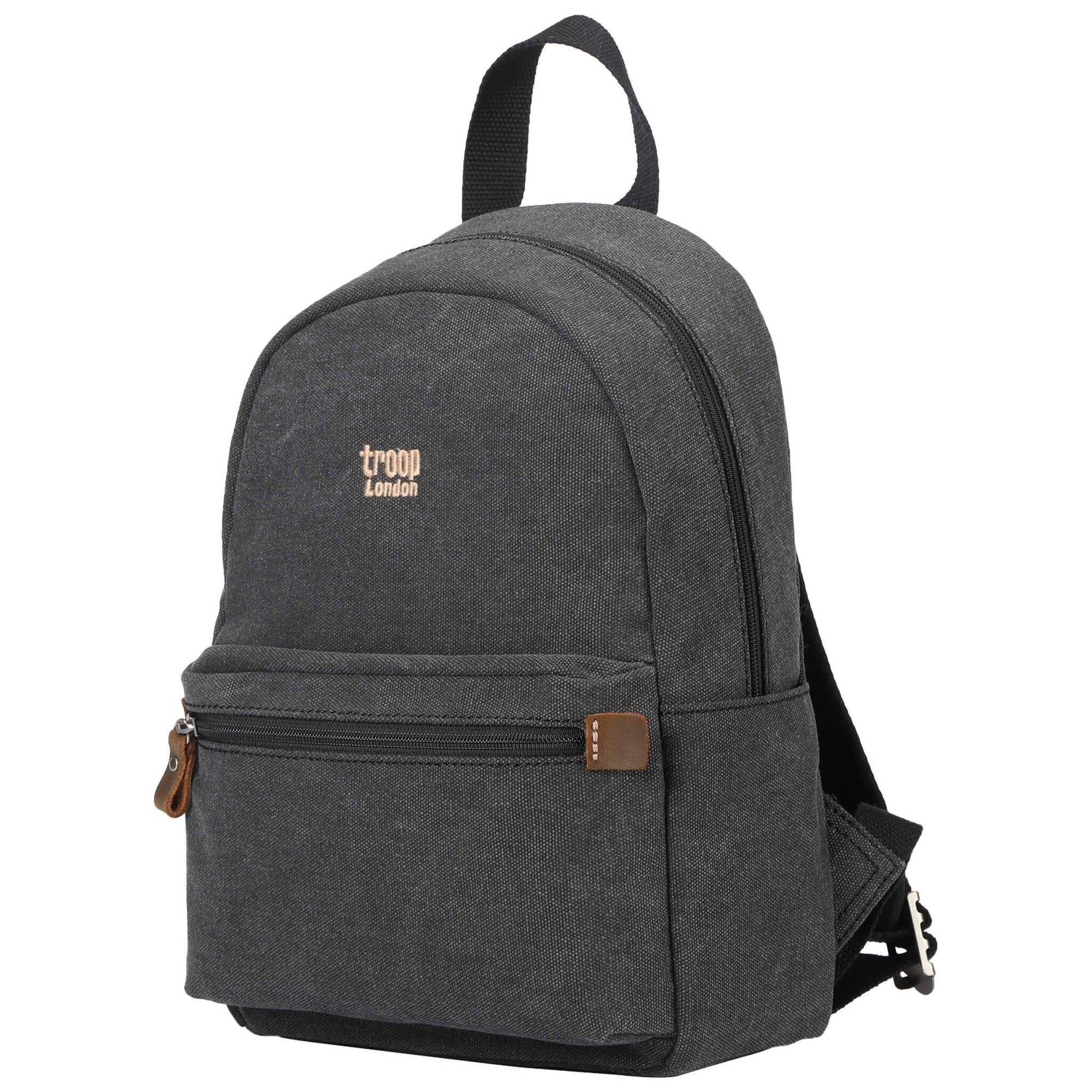 TRP0552 Troop London Classic Canvas Backpack (Small) - mezetto