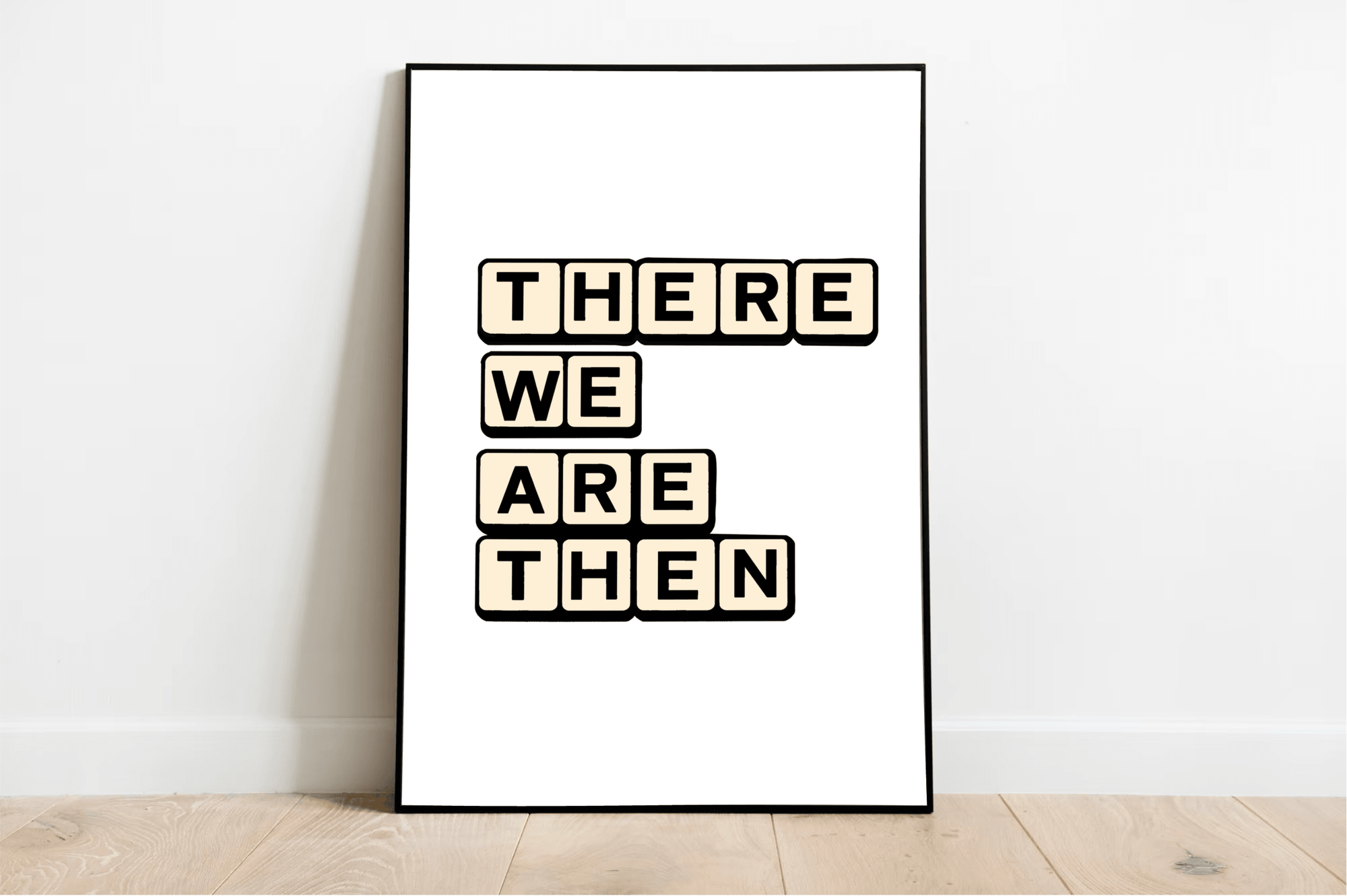 Clever Scrabble Art Print – TWAT Wordplay Poster
