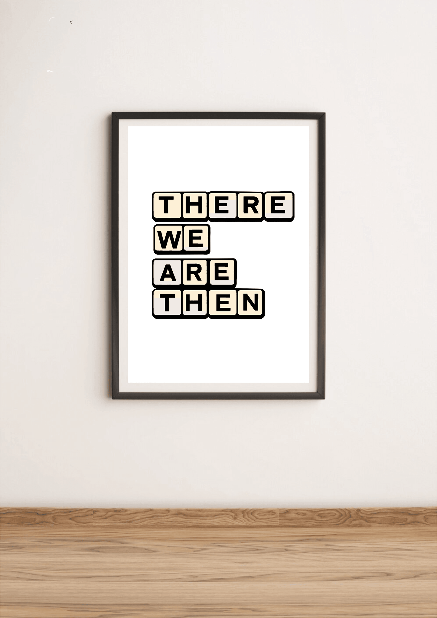 Clever Scrabble Art Print – TWAT Wordplay Poster