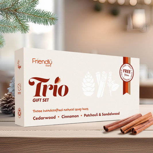 Trio Gift Set - Cedarwood, Cinnamon, Patchouli & Sandalwood