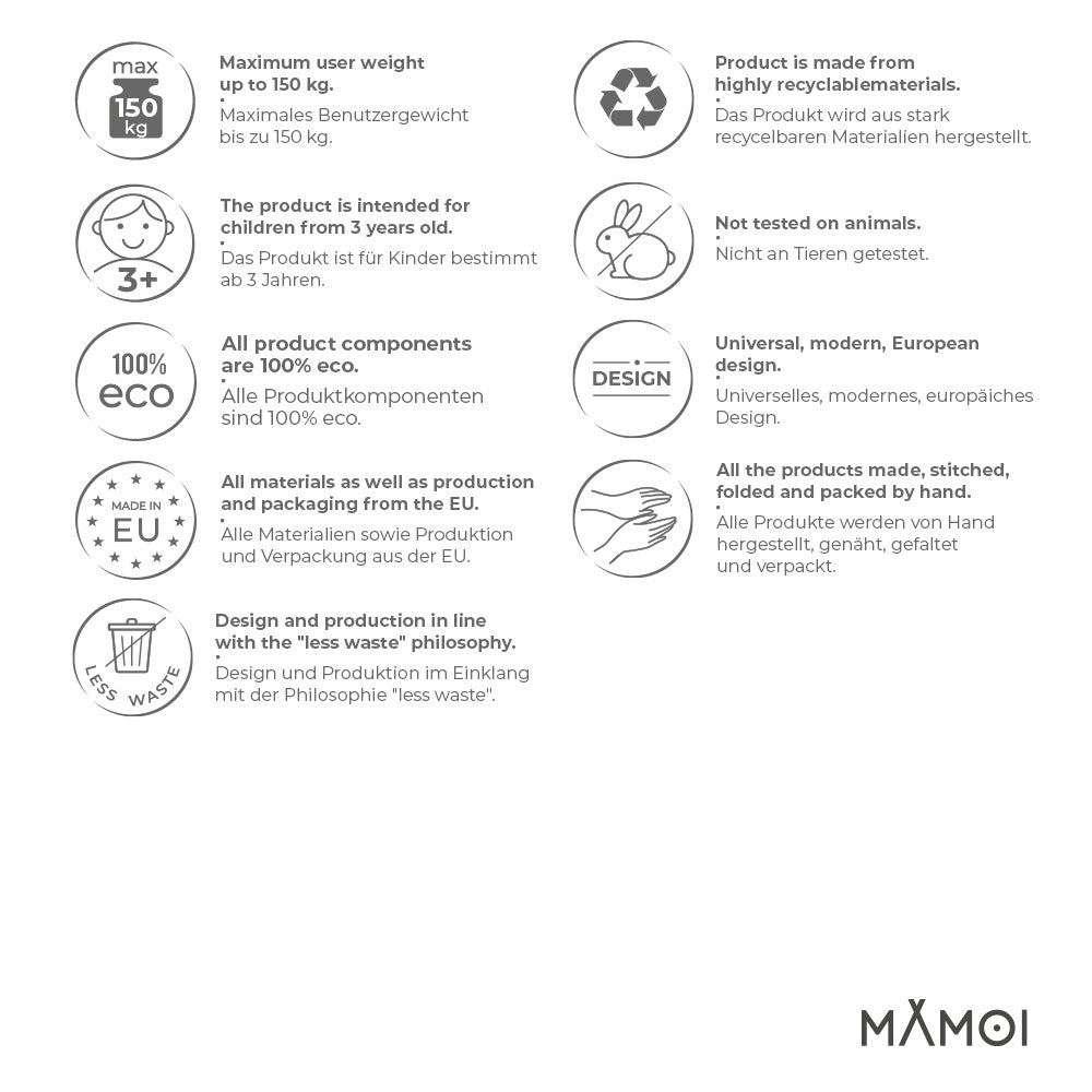 MAMOI® Climbing wall holds for kids | Climbing stones | Climbing holds for kids | Kids Climbing Holds | Rock Climbing Holds | Climbing Wall Holds | Climbing Holds for Wall | Made in EU-2