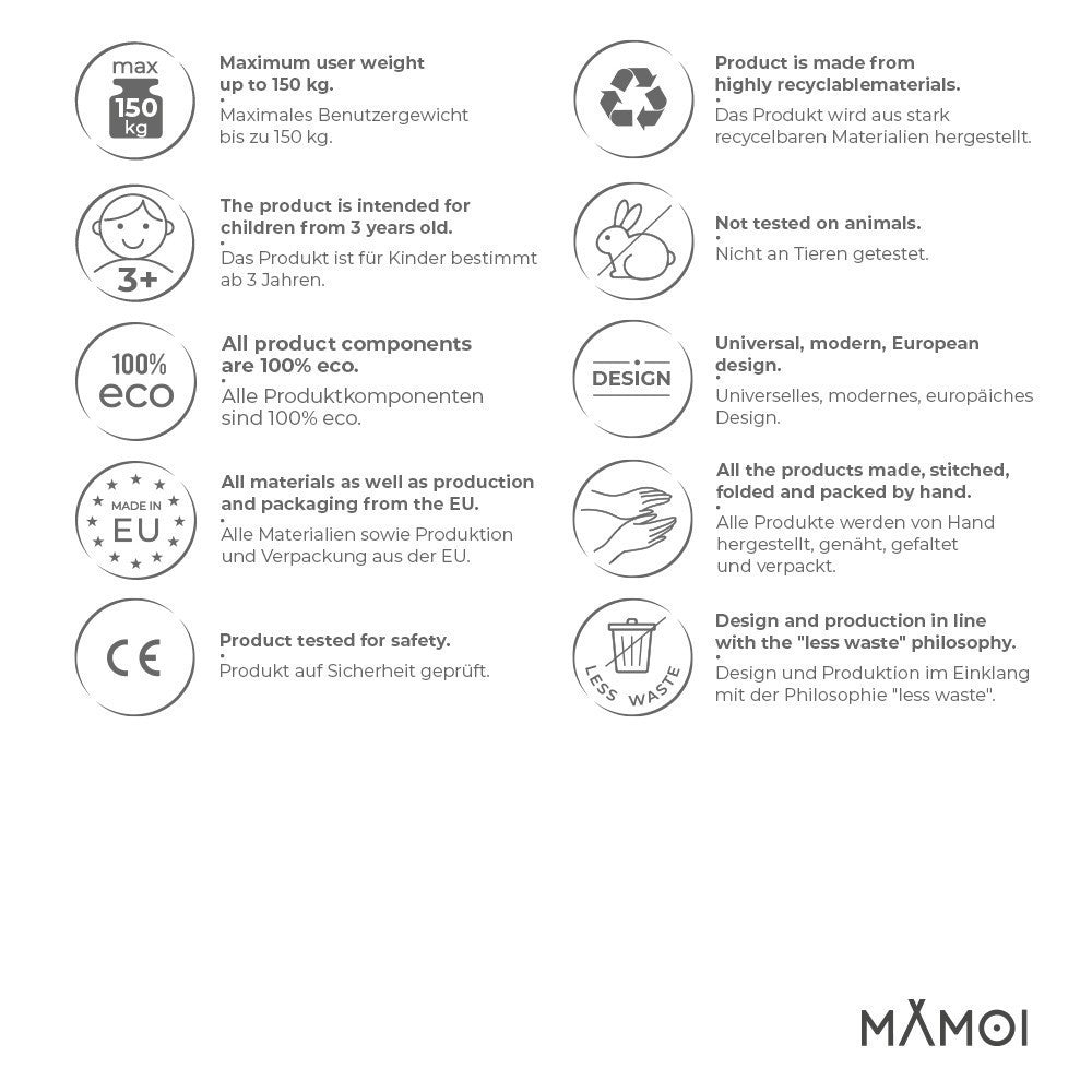 MAMOI® Climbing wall holds for kids | Climbing stones | Climbing holds for kids | Kids Climbing Holds | Rock Climbing Holds | Climbing Wall Holds | Climbing Holds for Wall | Made in EU-3