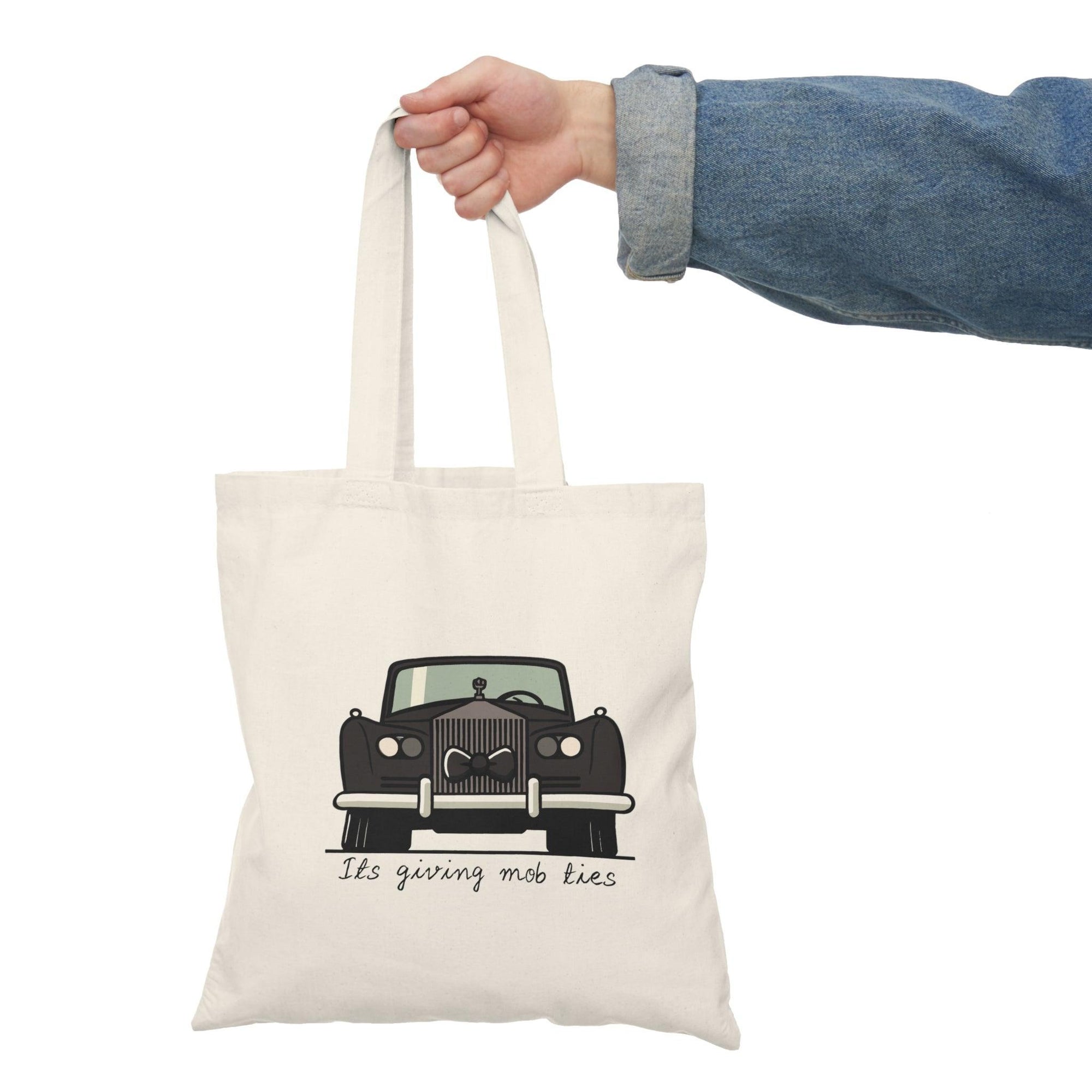 "It's Giving Mob Ties" Tote Bag – Rolls Royce Chic