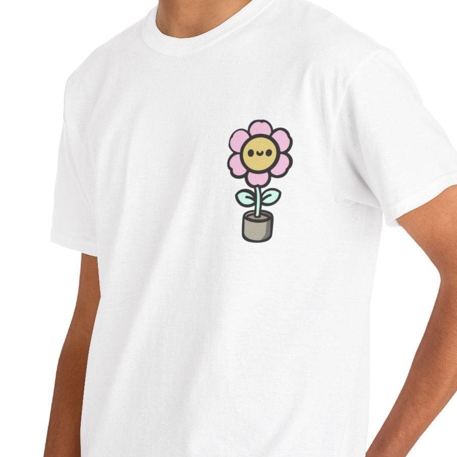 Cartoon Flower T-Shirt – Cute Nature-Inspired