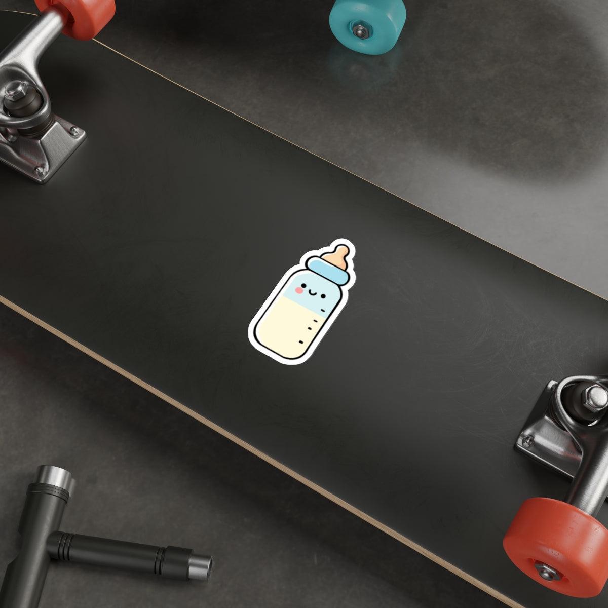 Cartoon Baby Bottle Sticker – Cute New Parent Gift Decal
